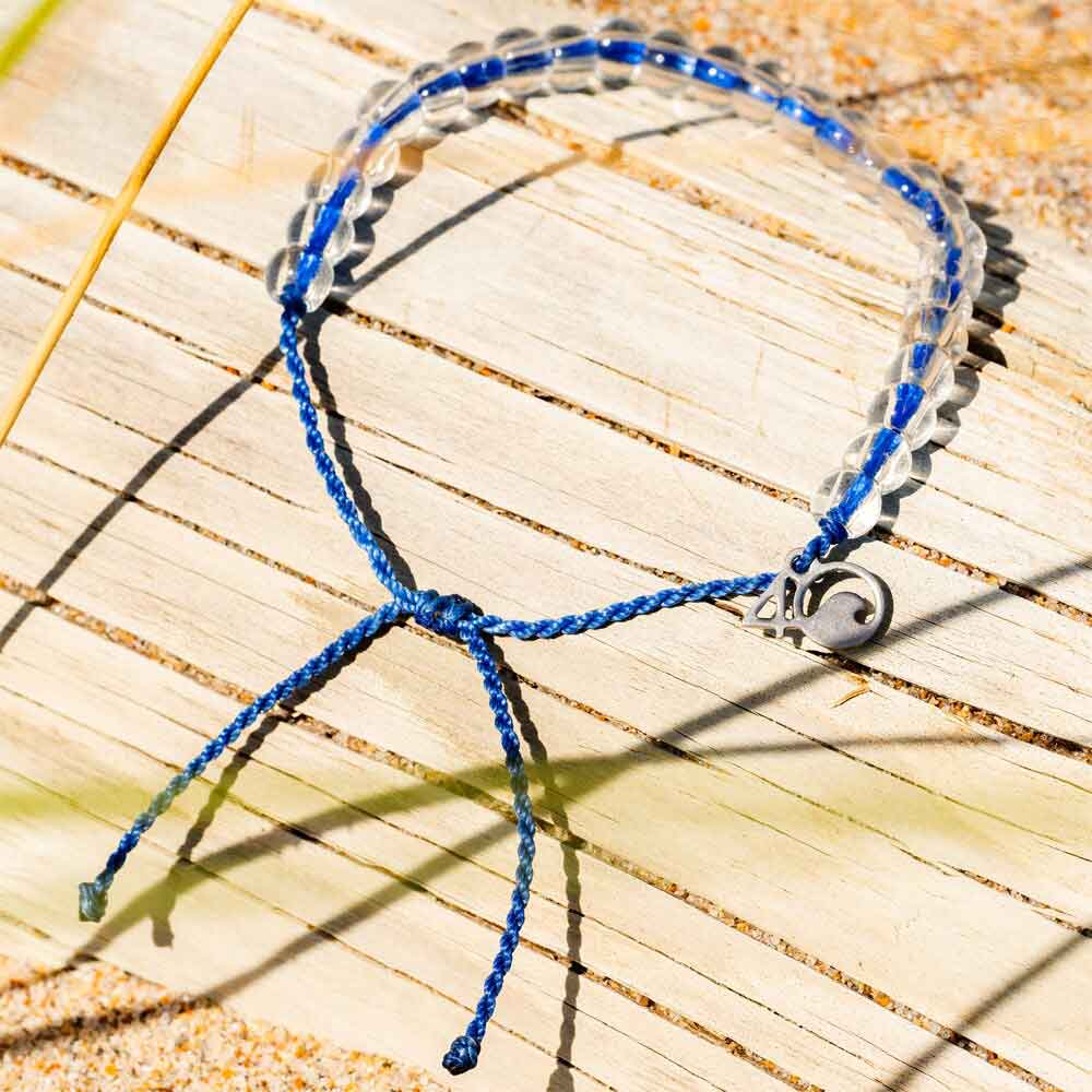 4ocean Beaded Bracelet for Women & Men - Eco-Friendly Ocean Plastic Jewelry - Perfect for Beach, Travel & Everyday Wear