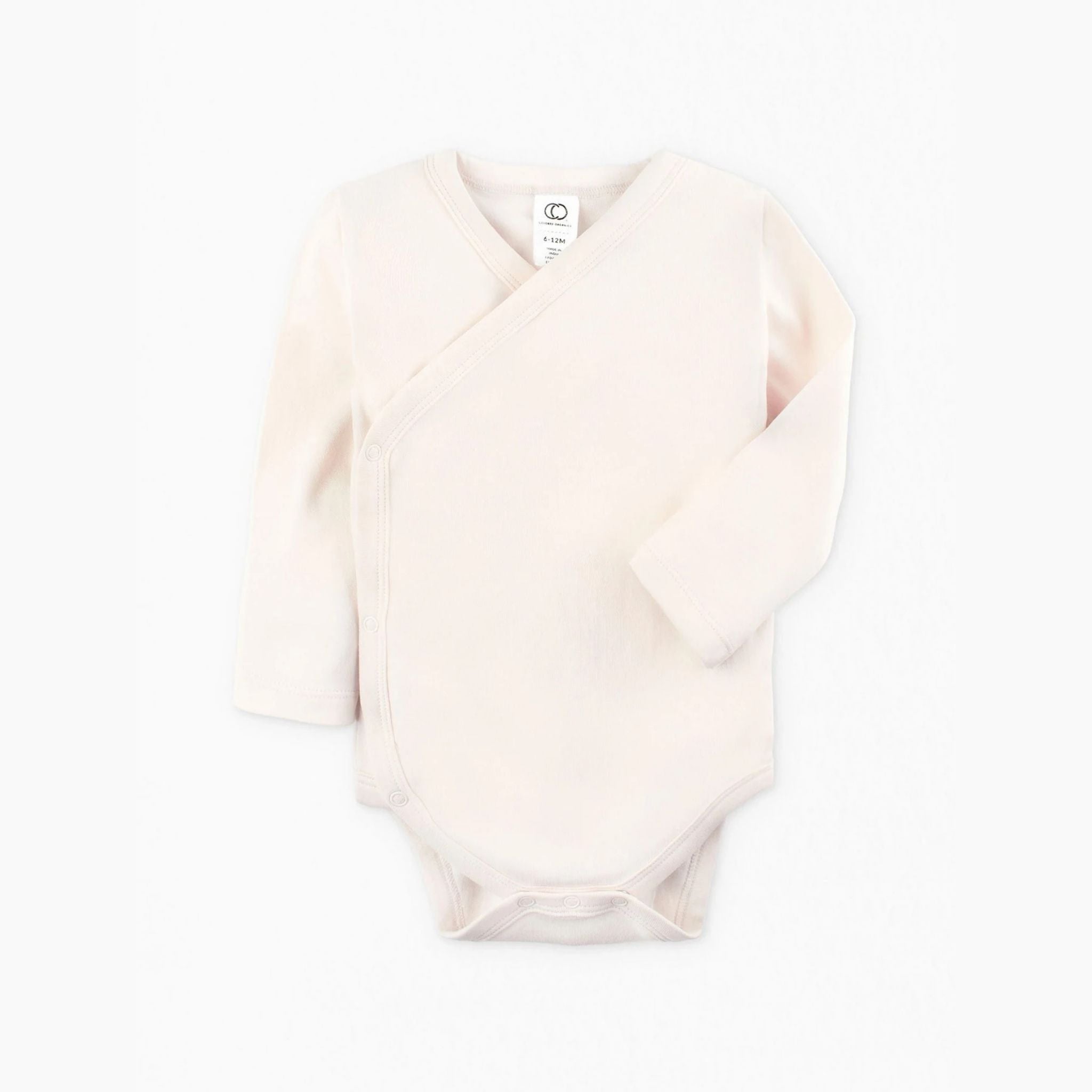 Classic Kimono Natural Onesie for Baby - Unisex Organic Cotton Comfort Wear | Perfect for Newborns, Sleepwear & Playtime