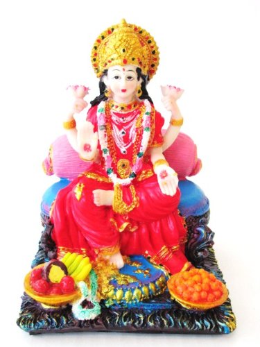 Lakshmi Statue - Hindu Goddess of Beauty, Wealth, Love & Prosperity | Home Altar Decor, Meditation Room & Spiritual Gift