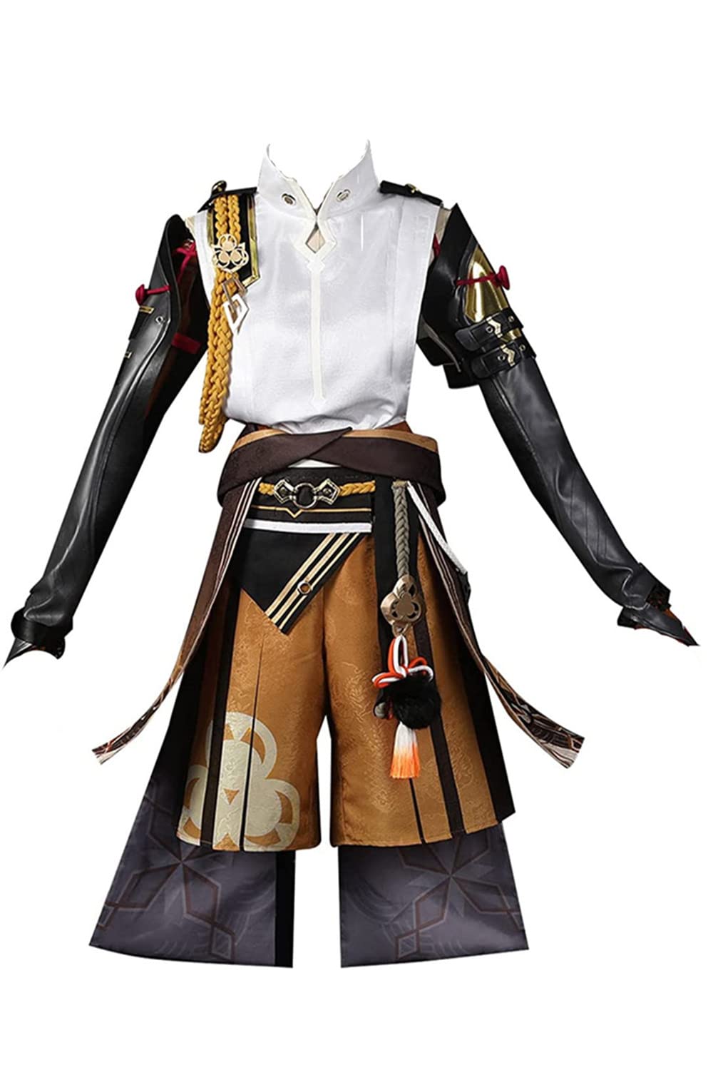 Shikanoin Heizou Cosplay Costume Set for Men - Full Outfit with Top & Pants - Halloween Anime Uniform - Perfect for Conventions, Cosplay Events & Halloween Parties