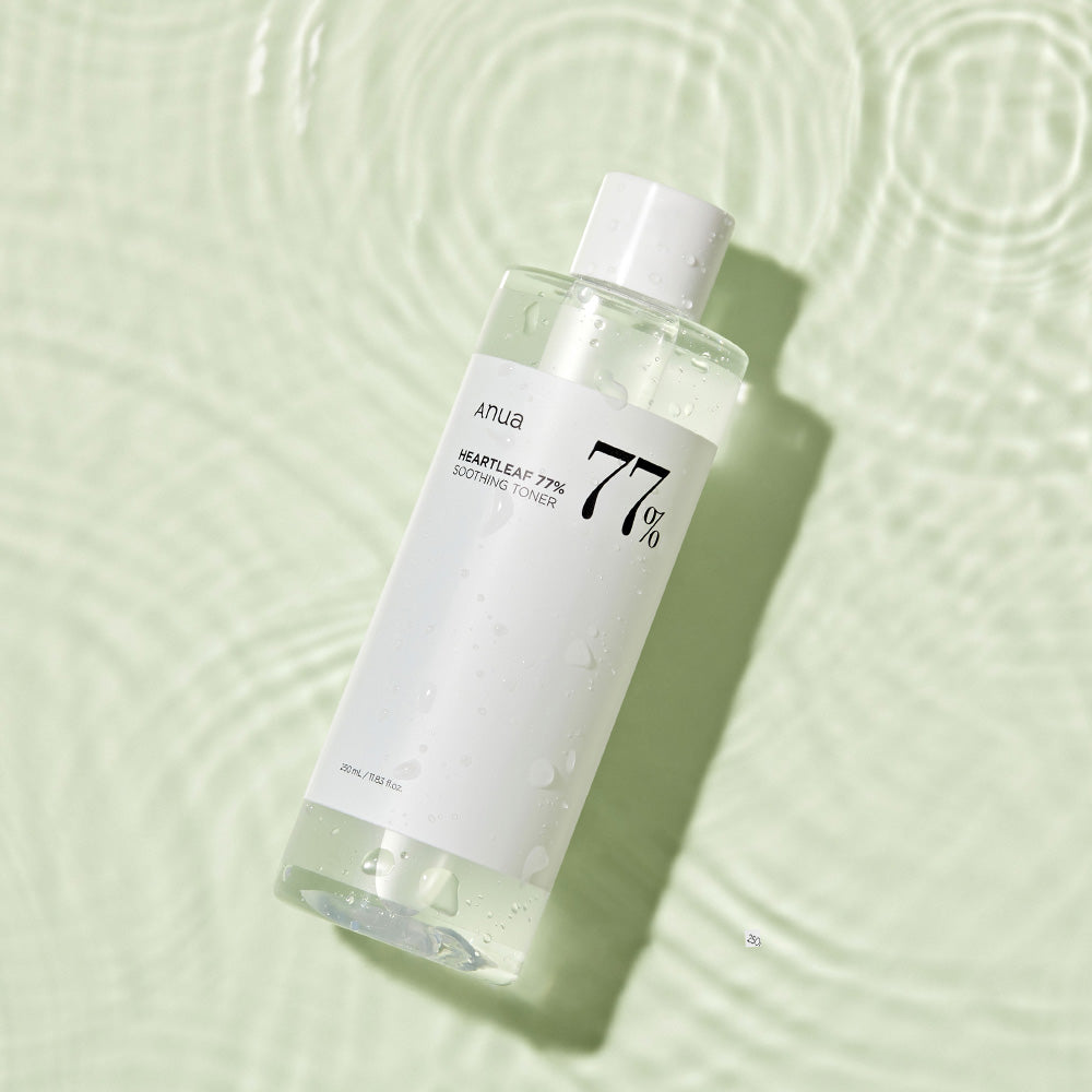 Anua Heartleaf 77% Soothing Toner 250ml (8.45 fl.oz) - Korean Skincare for Sensitive Skin, Acne Relief & Hydration - Perfect for Daily Calming Routine & Post-Breakout Care