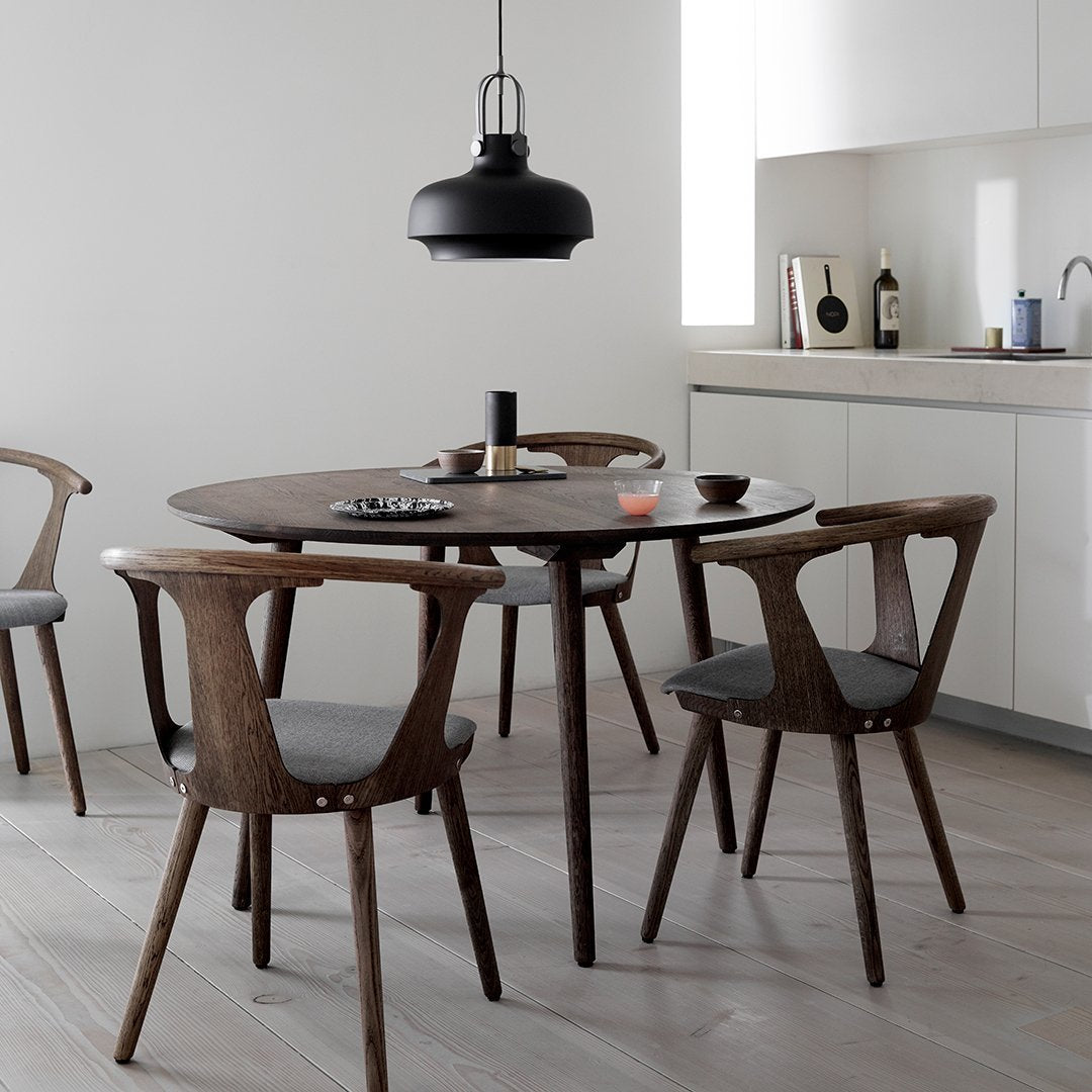 SK2 Modern Dining Chair with Upholstered Seat - Comfortable Kitchen & Dining Room Furniture for Home & Restaurant Use