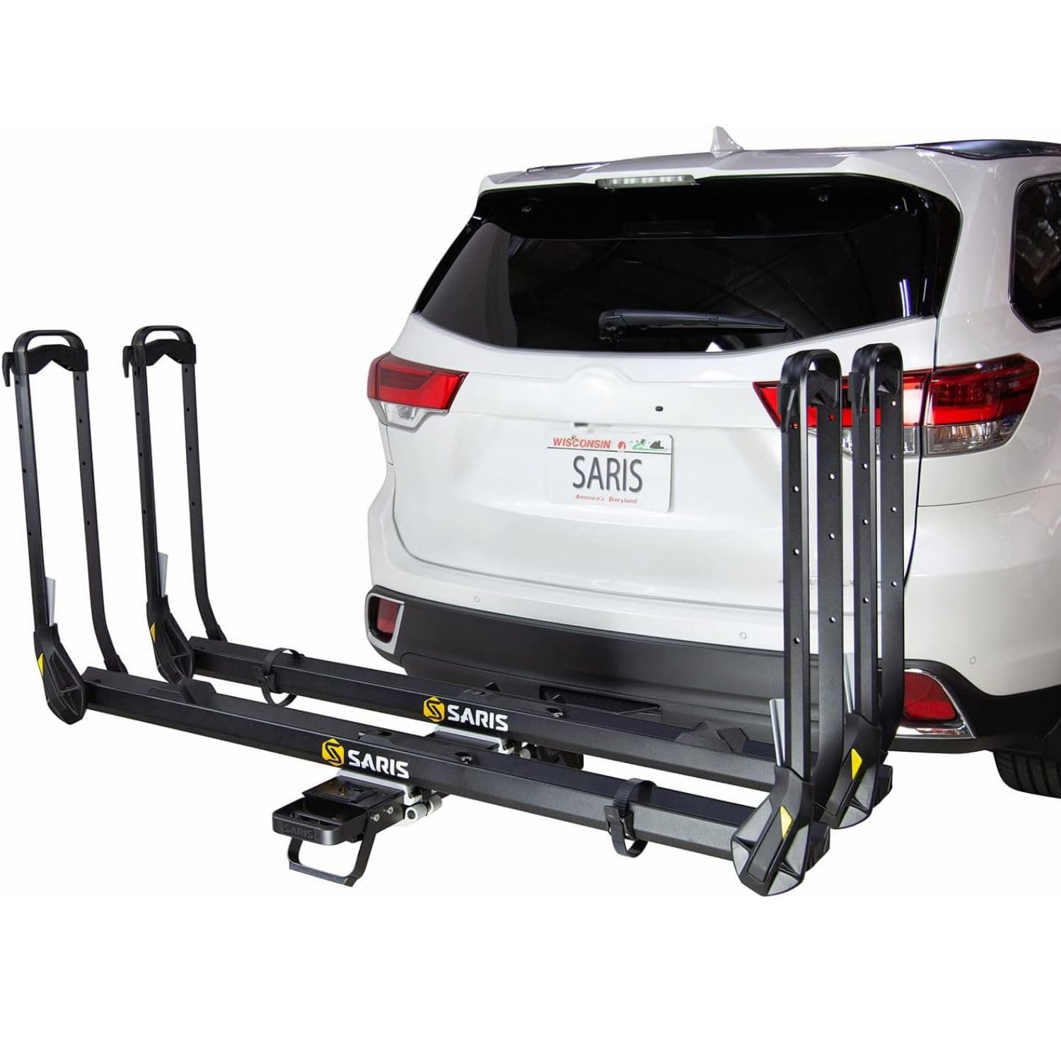 Saris MHS Modular Hitch Bike Rack - Aluminum Bike Carrier for Cars, Trucks & SUVs - Secure & Easy Bike Transport for Road Trips, Camping & Outdoor Adventures
