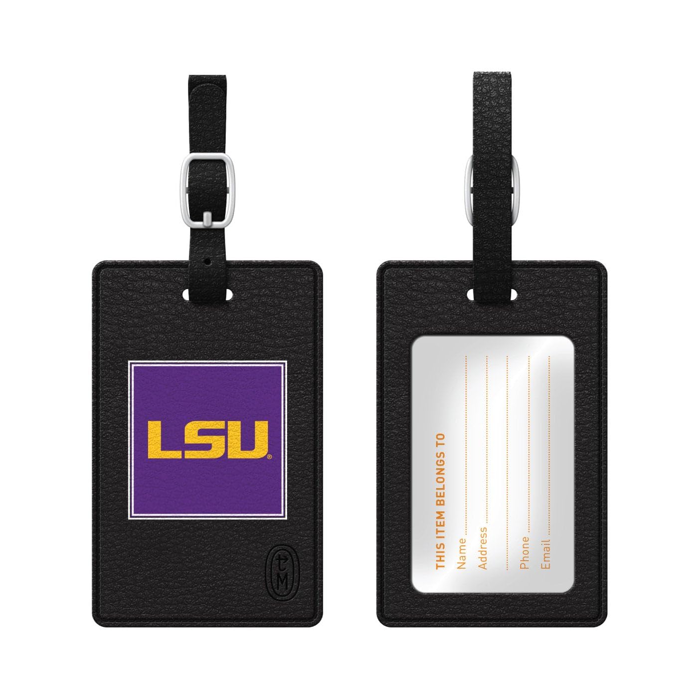 Louisiana State University Classic Luggage Tag - Durable Travel ID Tag for Suitcases, Bags & Backpacks - Perfect for LSU Fans, Alumni & Travelers