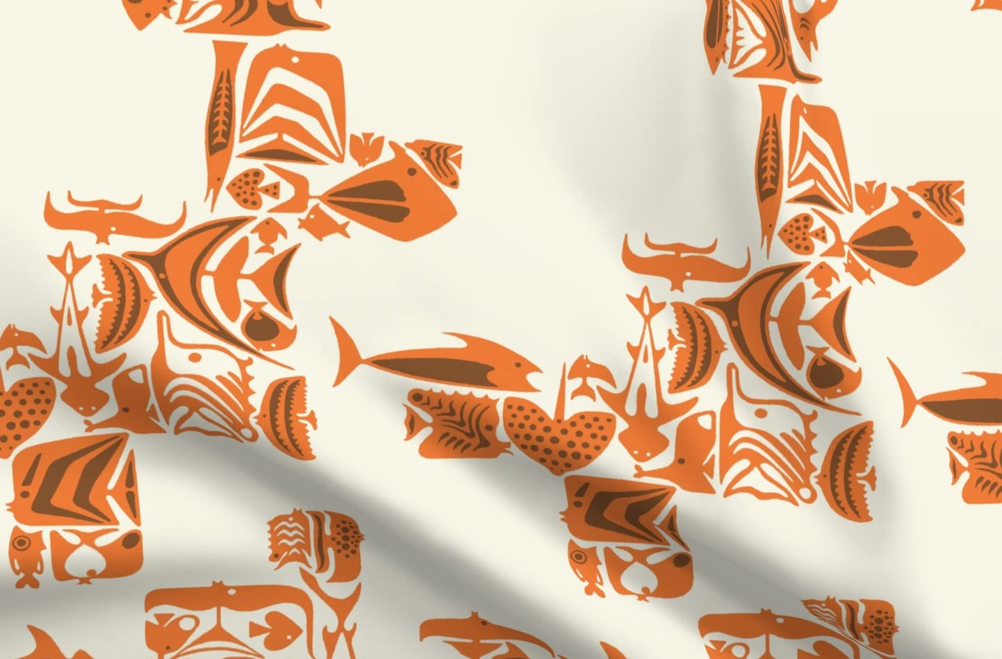 Hawaiian Island Aloha Tiki Beach Swim Pool Printed Minky Fabric - Fish Design Fat Quarter for Sewing Baby Blankets, Quilt Backing & Plush Toys | Soft, Durable & Vibrant for DIY Crafts, Home Decor & Gift Making