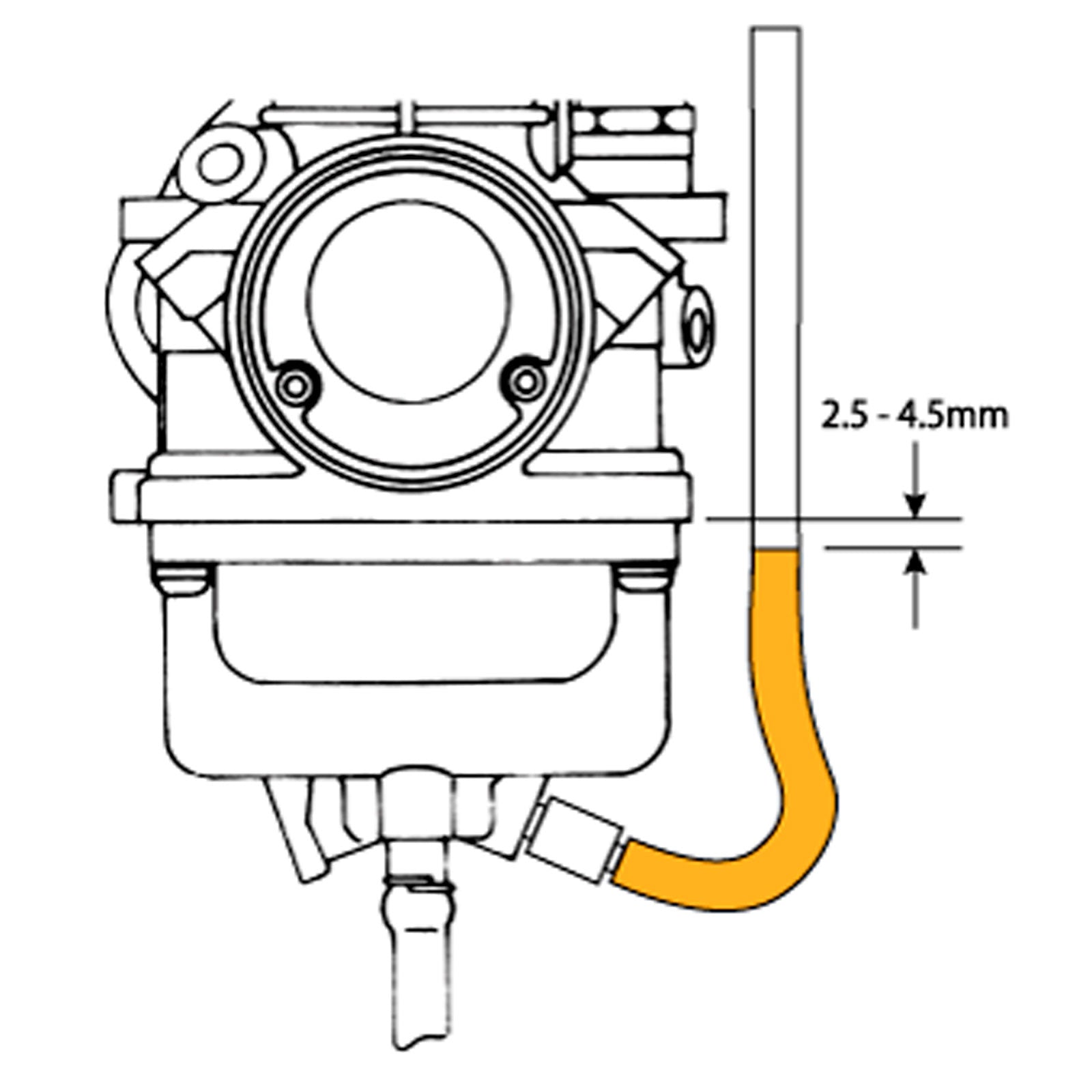 Kawasaki Carburetor Float Height Gauge Tool - Precision Measurement for Motorcycle Engine Tuning - Perfect for DIY Mechanics & Motorcycle Repair Shops