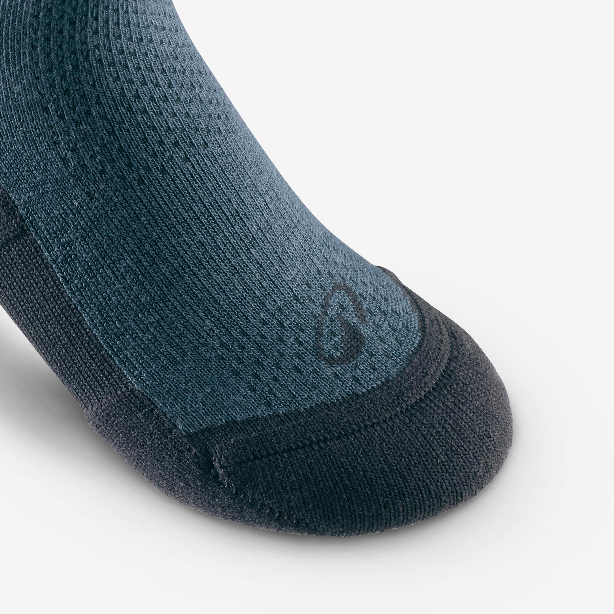 Quechua Kids' Hike 100 Hiking Socks 2 Pack - Breathable & Cushioned for Outdoor Adventures - Perfect for Hiking, Camping & Family Outdoor Activities