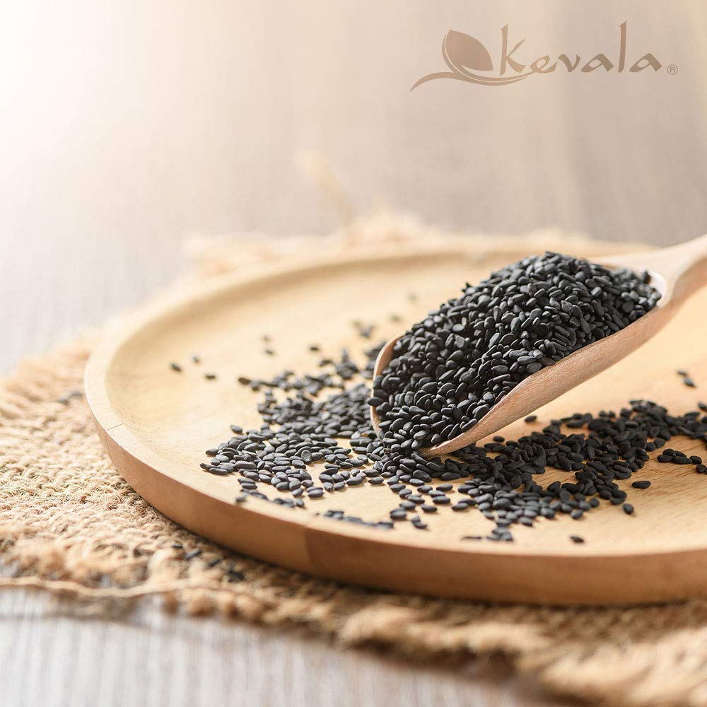 Kevala Organic Raw Black Sesame Seeds – Unhulled, Gluten Free, Kosher, Non-GMO, Vegan, USDA Certified (32 oz / 2 lb Bag) – Perfect for Baking, Smoothies, Asian Cuisine & Healthy Snacks