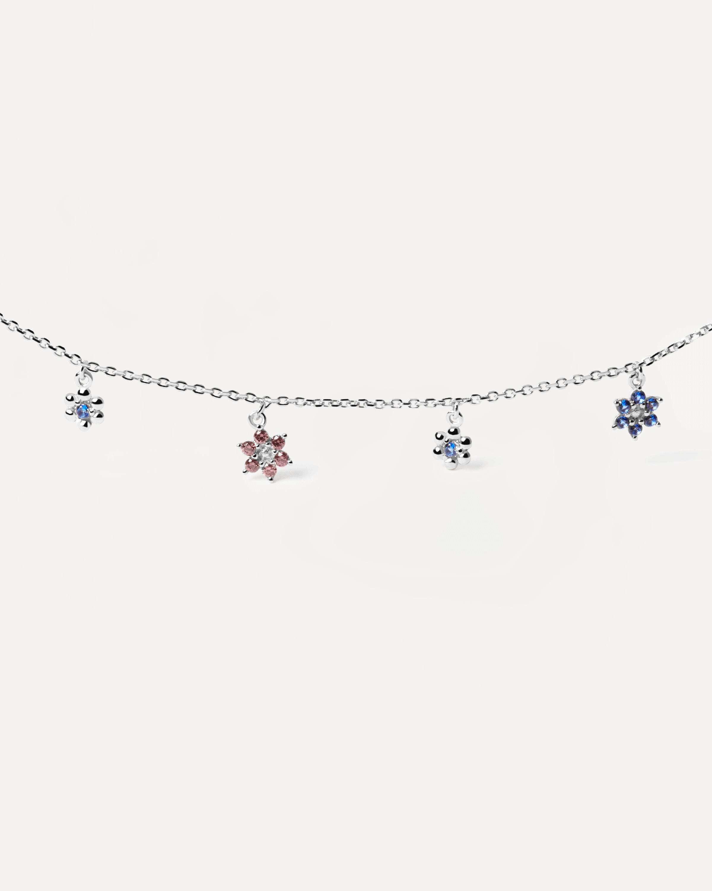 Les Filles Sterling Silver Necklace for Women - Elegant 925 Silver Jewelry Gift for Her, Perfect for Valentine's Day, Anniversary & Everyday Wear