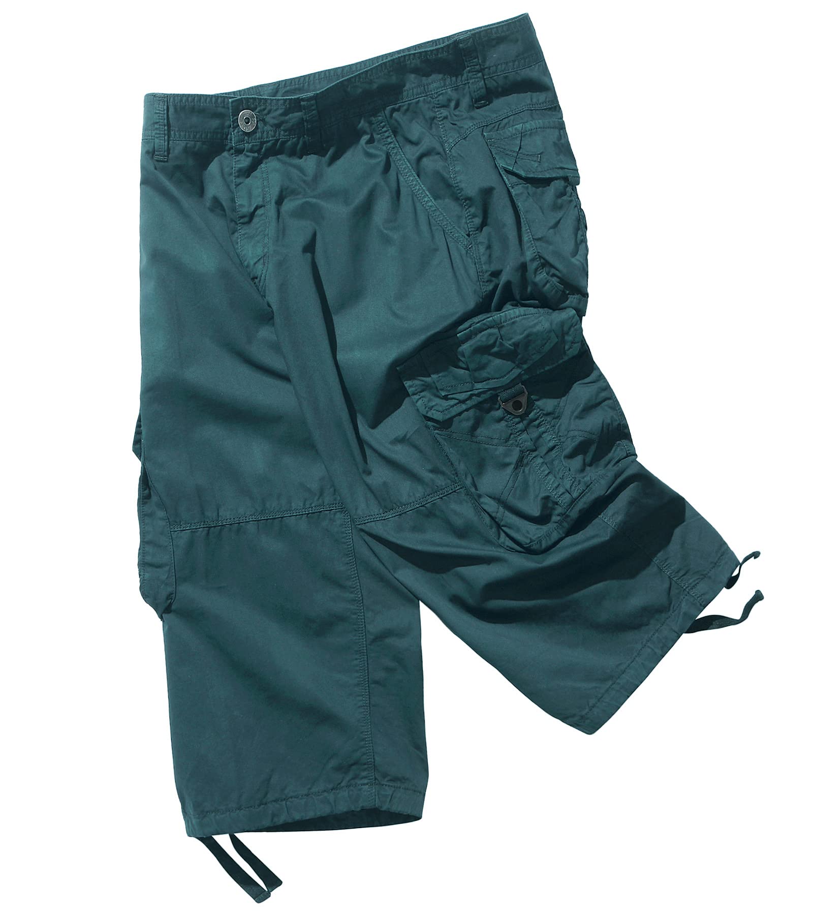 Men's 3/4 Length Cargo Shorts - Below The Knee Stretch Comfort Fit for Hiking, Travel & Outdoor Activities | Quick-Dry & Multi-Pocket Design