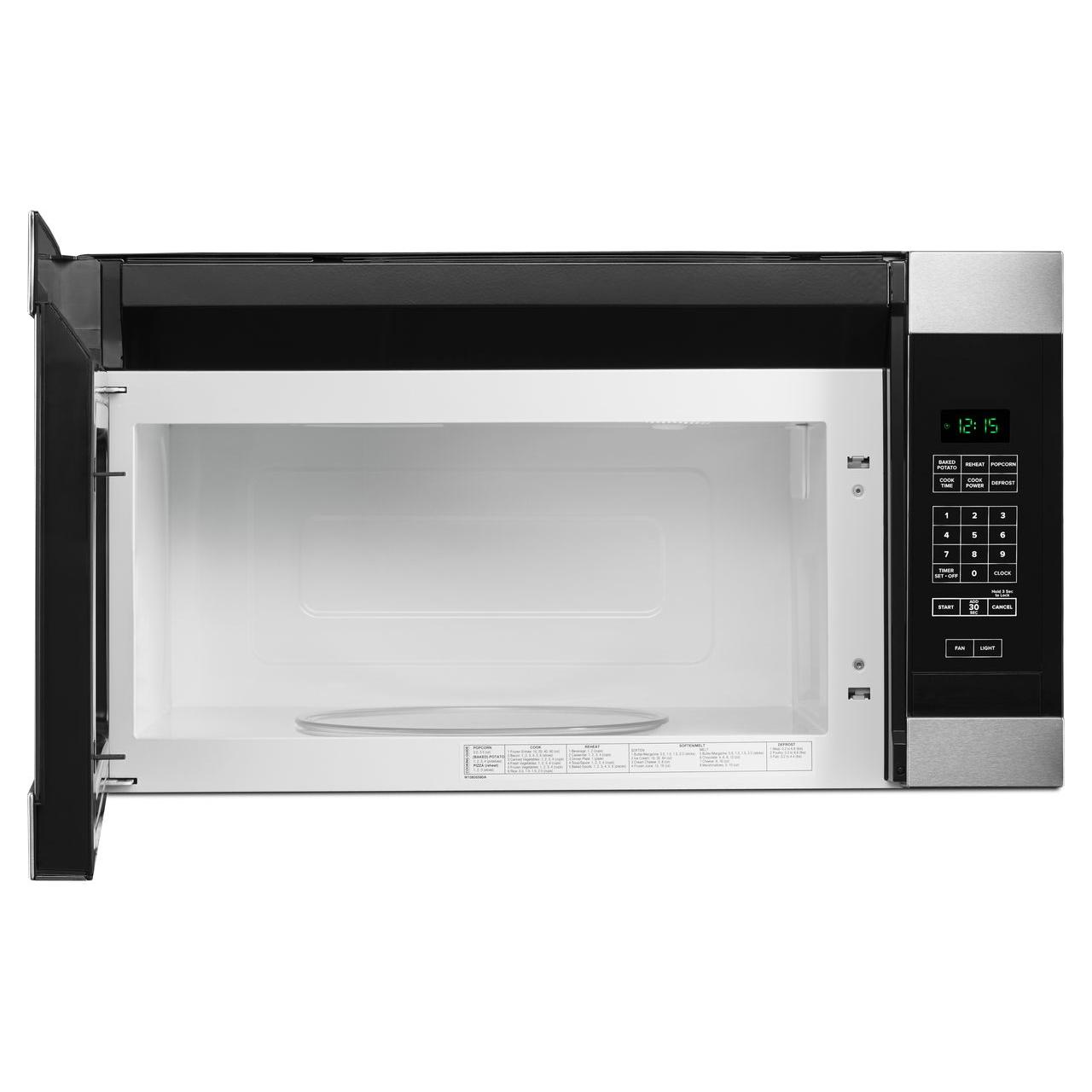Amana 30-Inch 1.6 Cu.Ft Over The Range Microwave Oven YAMV2307PFS - Perfect for Kitchen Remodeling & Space-Saving Cooking