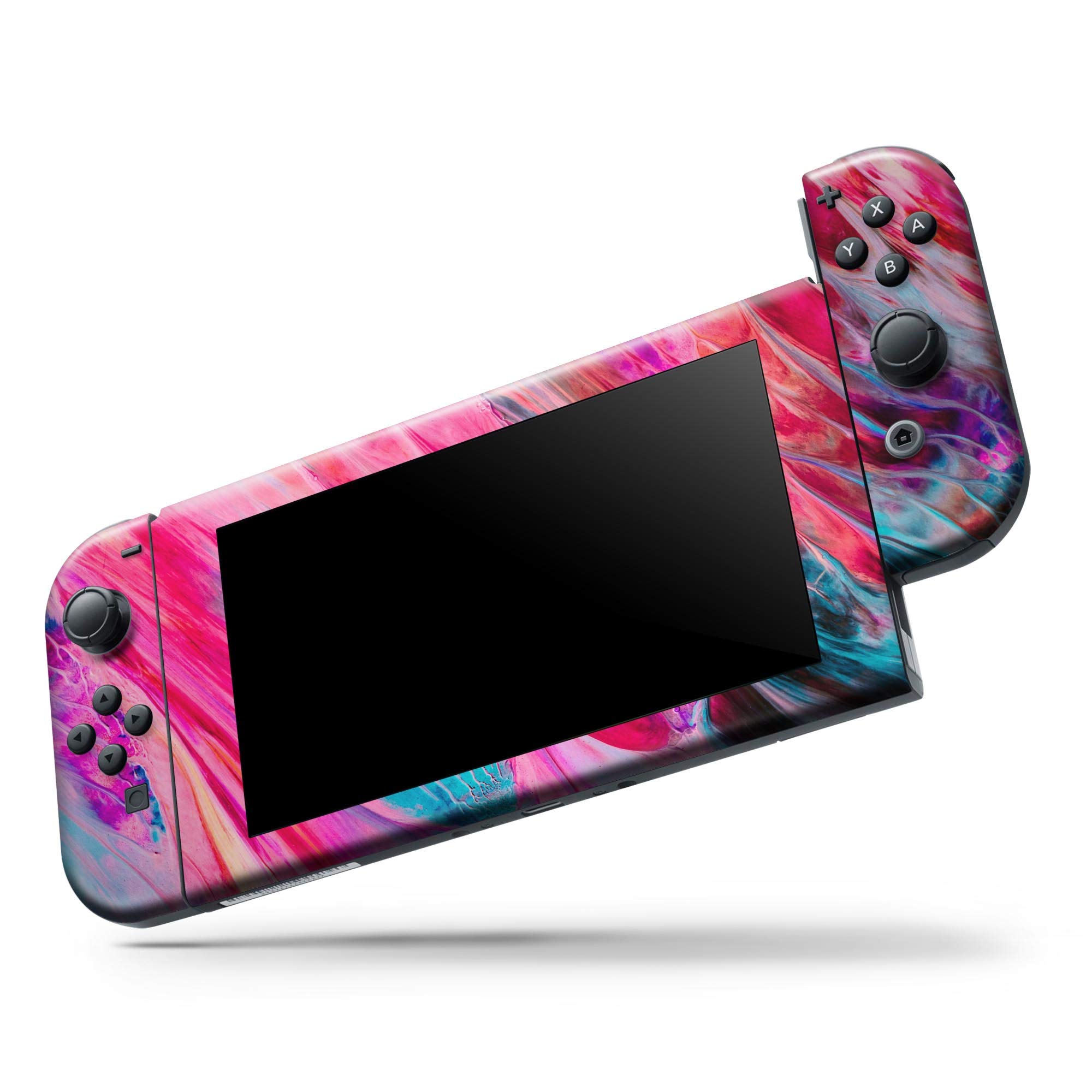 Design Skinz - Nintendo Pro Controller Skin Decal - Scratch-Resistant Removable Vinyl Cover with Liquid Abstract Paint Design (V67) - Perfect for Gaming Protection & Customization