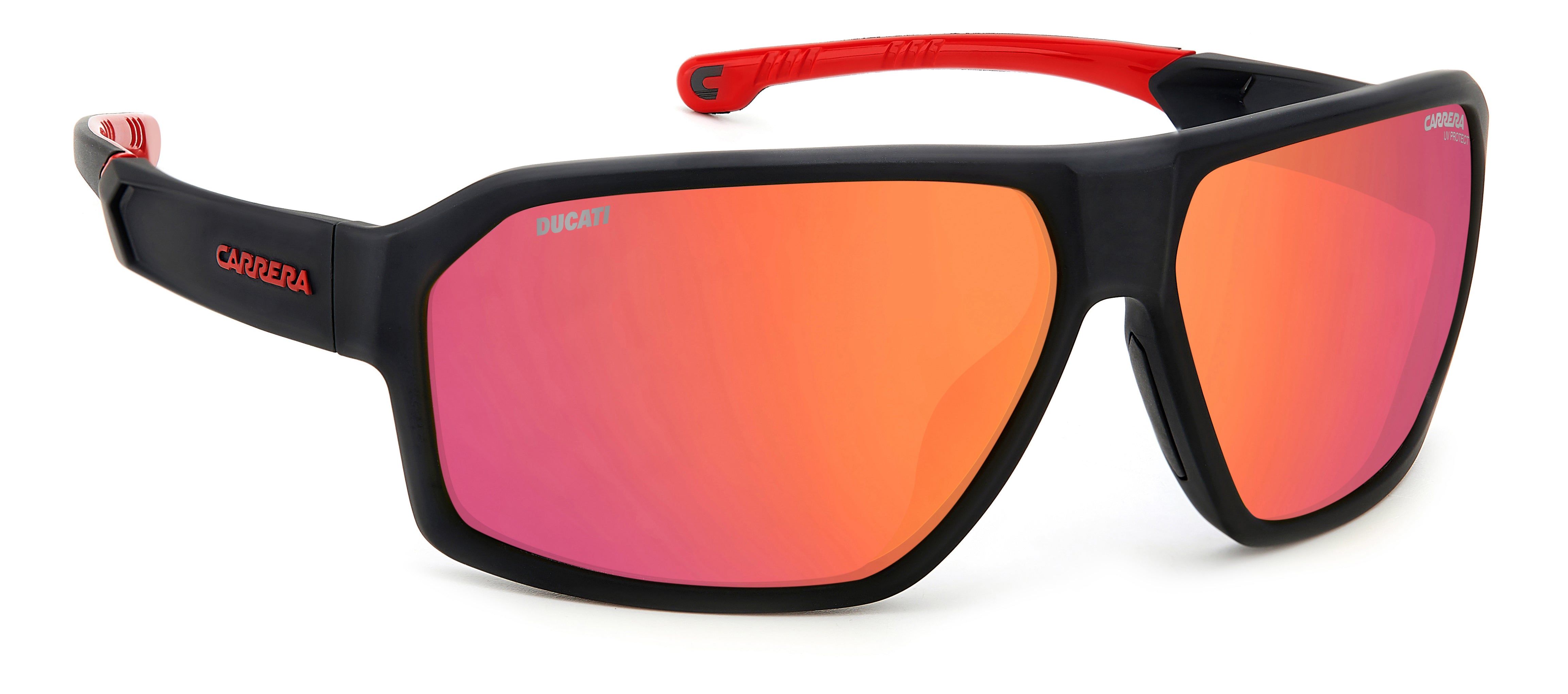 Ducati Carrera CARDUC 020/S Racing Sunglasses - Polarized Sports Shades for Motorcycle Riding, Cycling & Outdoor Adventures