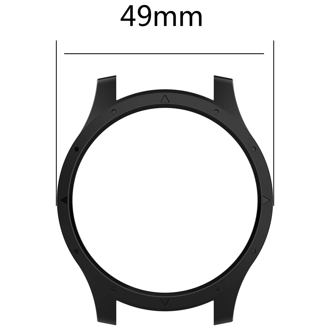 Premium PC Protective Case for Garmin Forerunner 945/935 - Shockproof Anti-Scratch Cover Skin (Black) - Perfect for Running, Cycling & Outdoor Sports