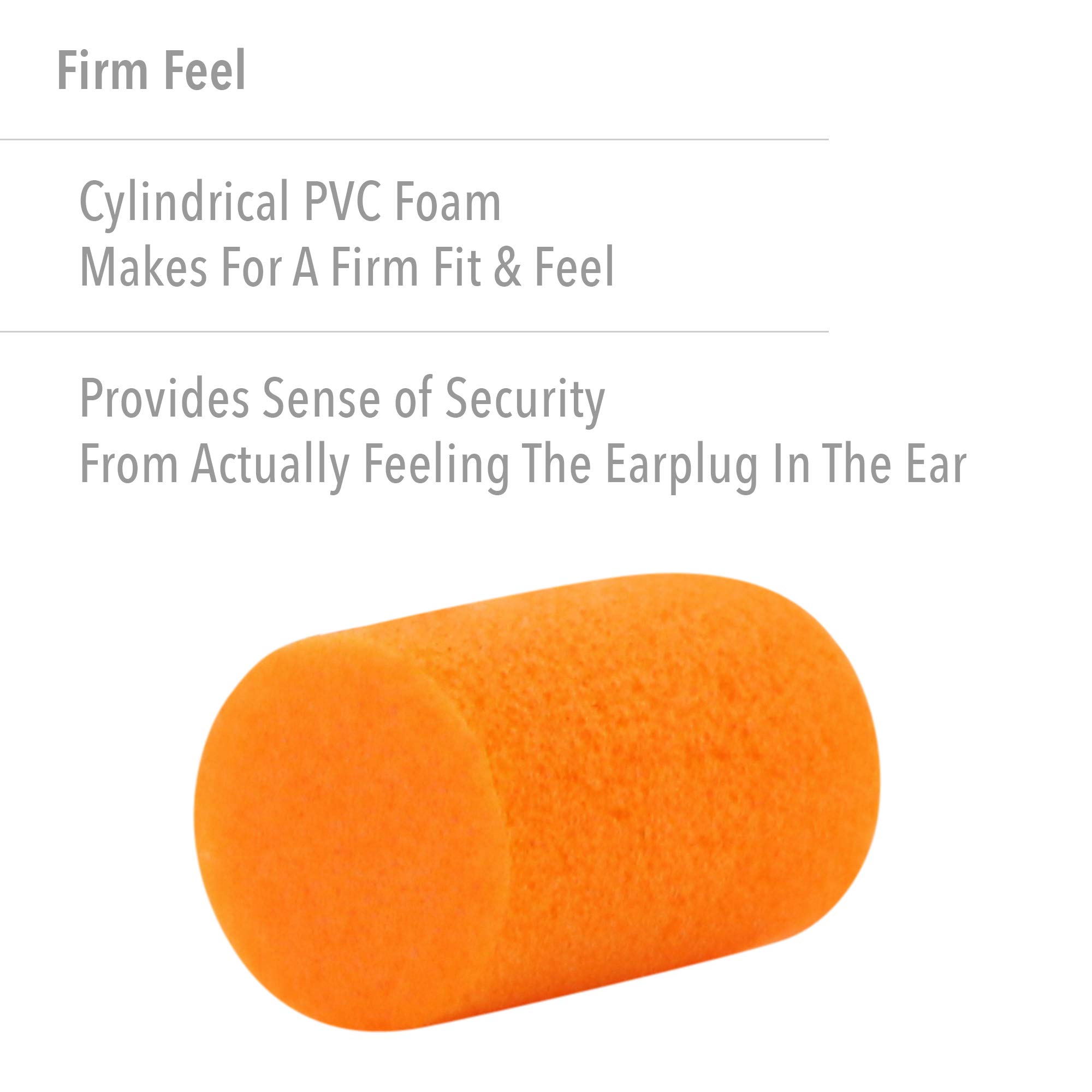 Howard Leight HL400-FF-REFILL FirmFit Earplug Refill - 800 Pairs (2x400) NRR 30 Hearing Protection - Bright Orange - Ideal for Construction, Manufacturing & Loud Work Environments