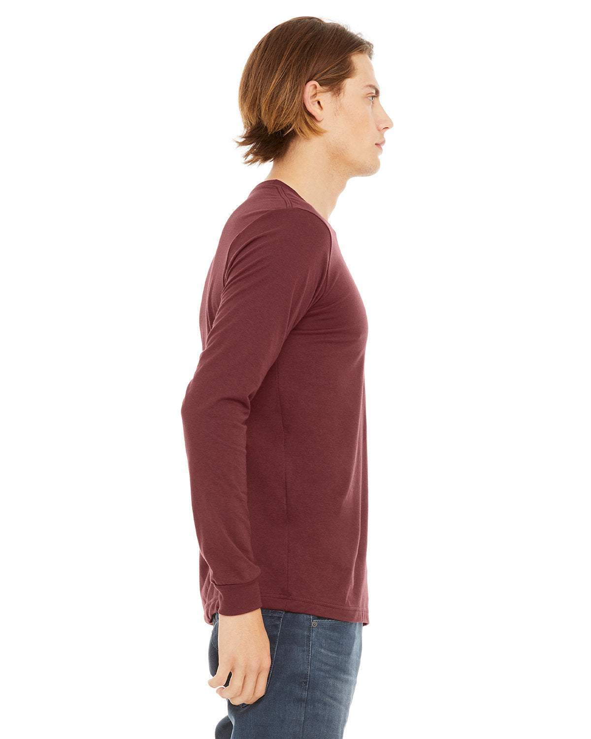 Bella + Canvas 3501 Unisex Jersey Long Sleeve T-Shirt - Soft Cotton Crewneck Tee for Men & Women - Perfect for Casual Wear, Layering & Everyday Comfort