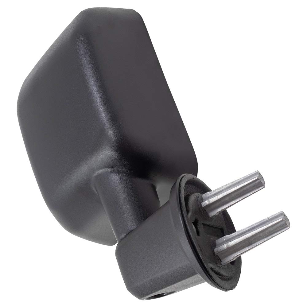 2007-2017 Jeep Wrangler JK Manual Side View Mirrors Replacement - Textured Driver & Passenger Mirrors (Fits 68081251AA & 68081250AA) - Perfect for Off-Roading & Daily Driving