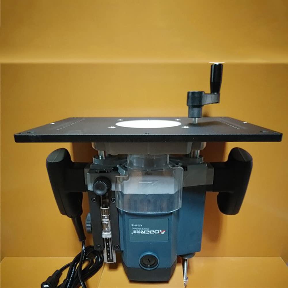 Toplionace 3311B Wood Engraving Machine - Electric Wood Router for Carpintería, Aluminum Engraver with Table Insert Plate - Perfect for Woodworking, DIY Projects & Professional Carpentry Workbench