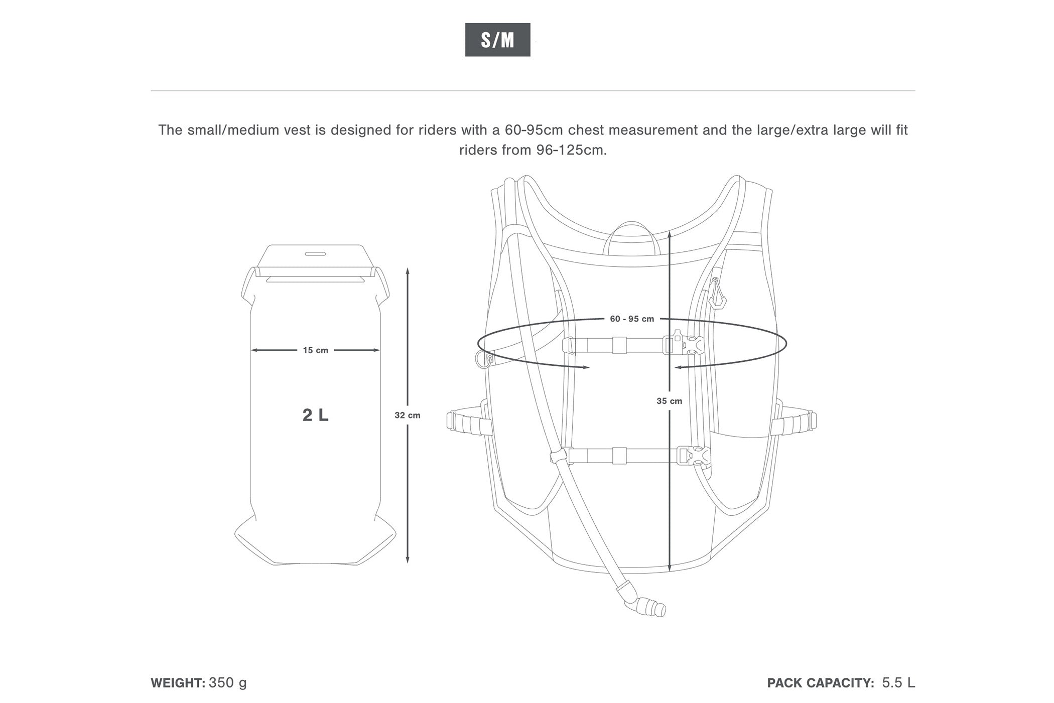 Apidura Racing Hydration Vest - Lightweight Cycling Running Hydration Pack for Bikers & Trail Runners - Perfect for Long Distance Races & Outdoor Adventures