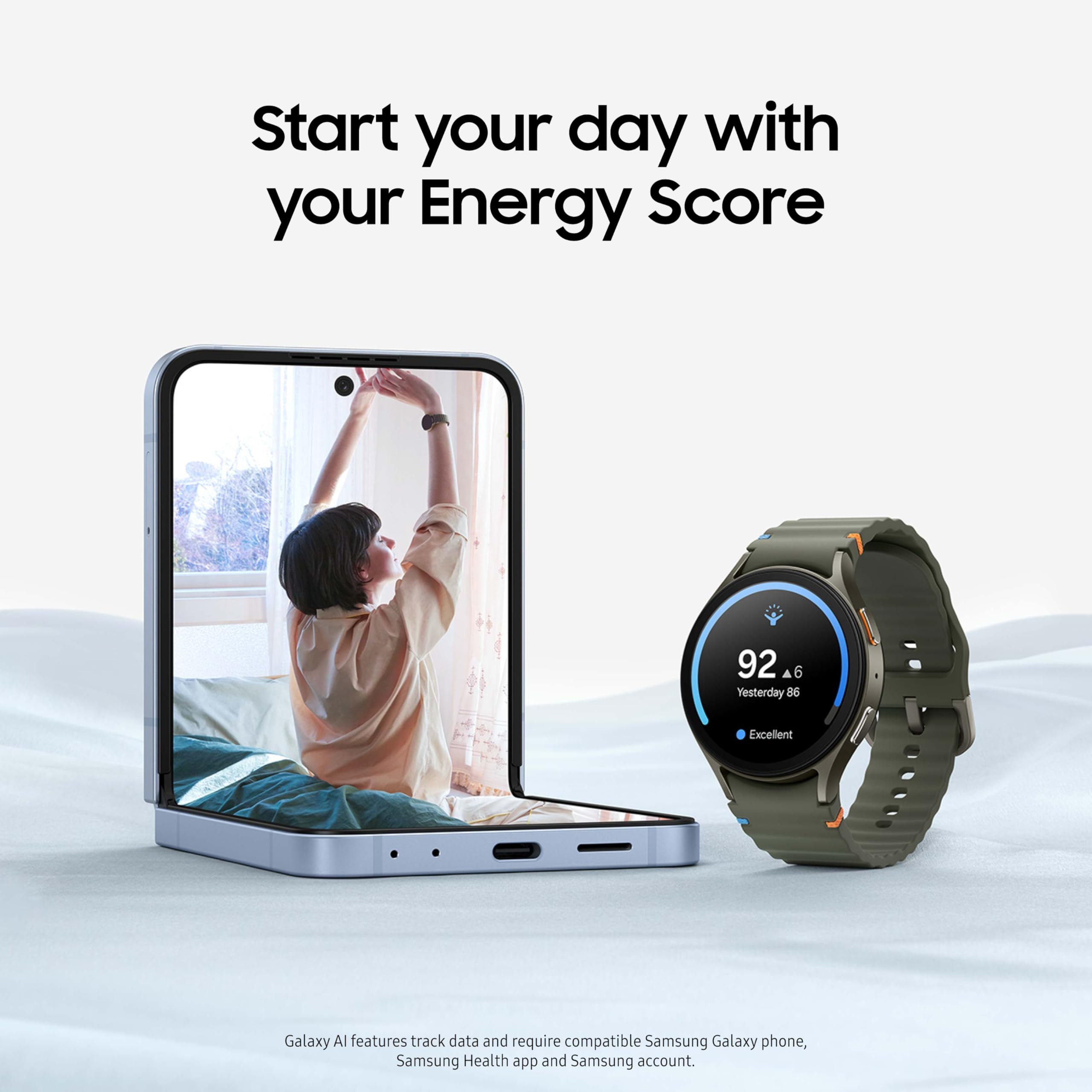 Samsung Galaxy Watch 7 40mm Bluetooth Smartwatch with AI Health Tracking - Heart Rate Monitor, Sleep Analysis, Fitness Tracker, Free Band Included (Cream, US Version) | Perfect for Gym Workouts, Running & Daily Wellness Monitoring