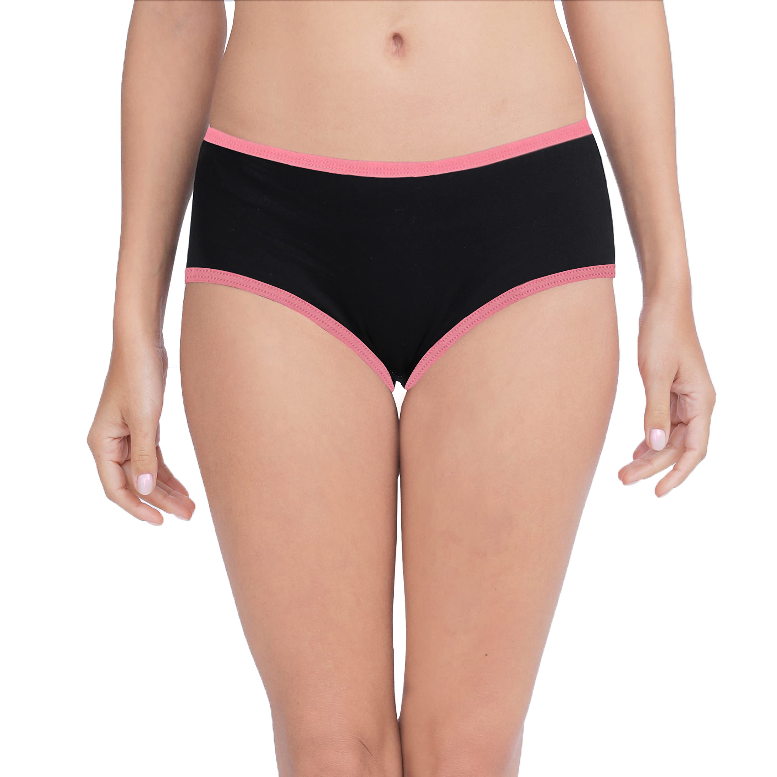 Nalwort Girls Cotton Underwear for Teens - Soft Breathable Briefs Pack of 8 - Comfortable Kids Panties for School, Sports & Everyday Wear