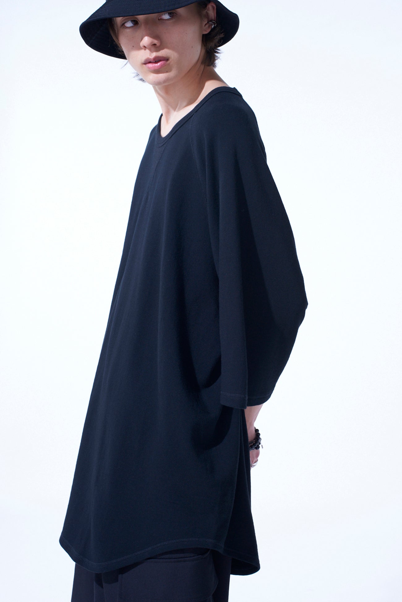 Soft Cotton Gauze Oversized T-Shirt with Raglan Sleeves & Back Center Stitch - Comfortable Casual Wear for Women | Perfect for Everyday, Lounge & Street Style Outfits