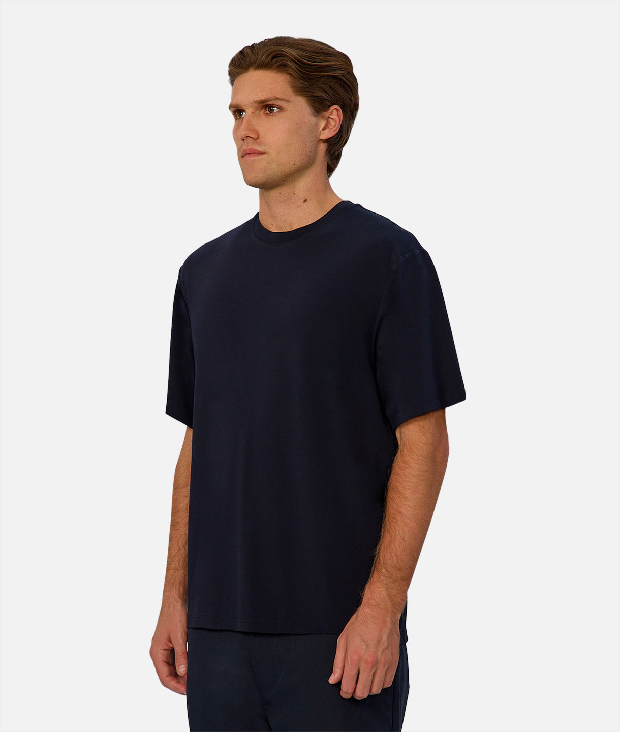 Leggera Tech Tee - Breathable Performance T-Shirt for Men & Women | Dark Navy Blue | Gym, Running & Outdoor Activities