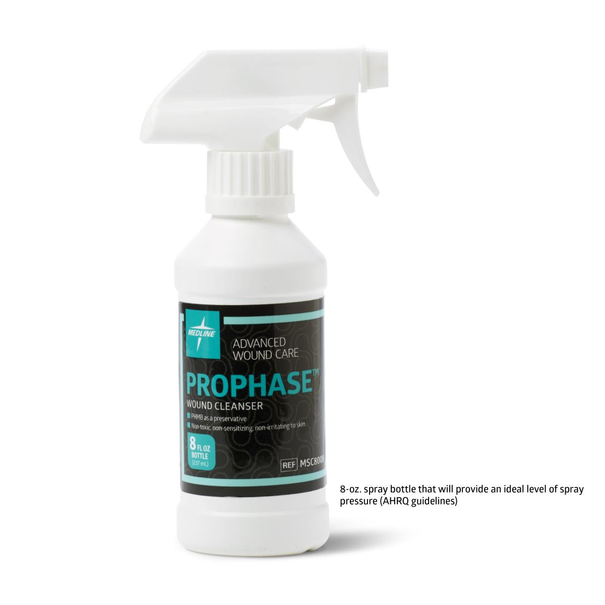 Prophase Wound Cleanser - Antiseptic Solution for First Aid, Cuts & Scrapes | Gentle Skin Cleansing for Minor Wounds & Post-Surgical Care