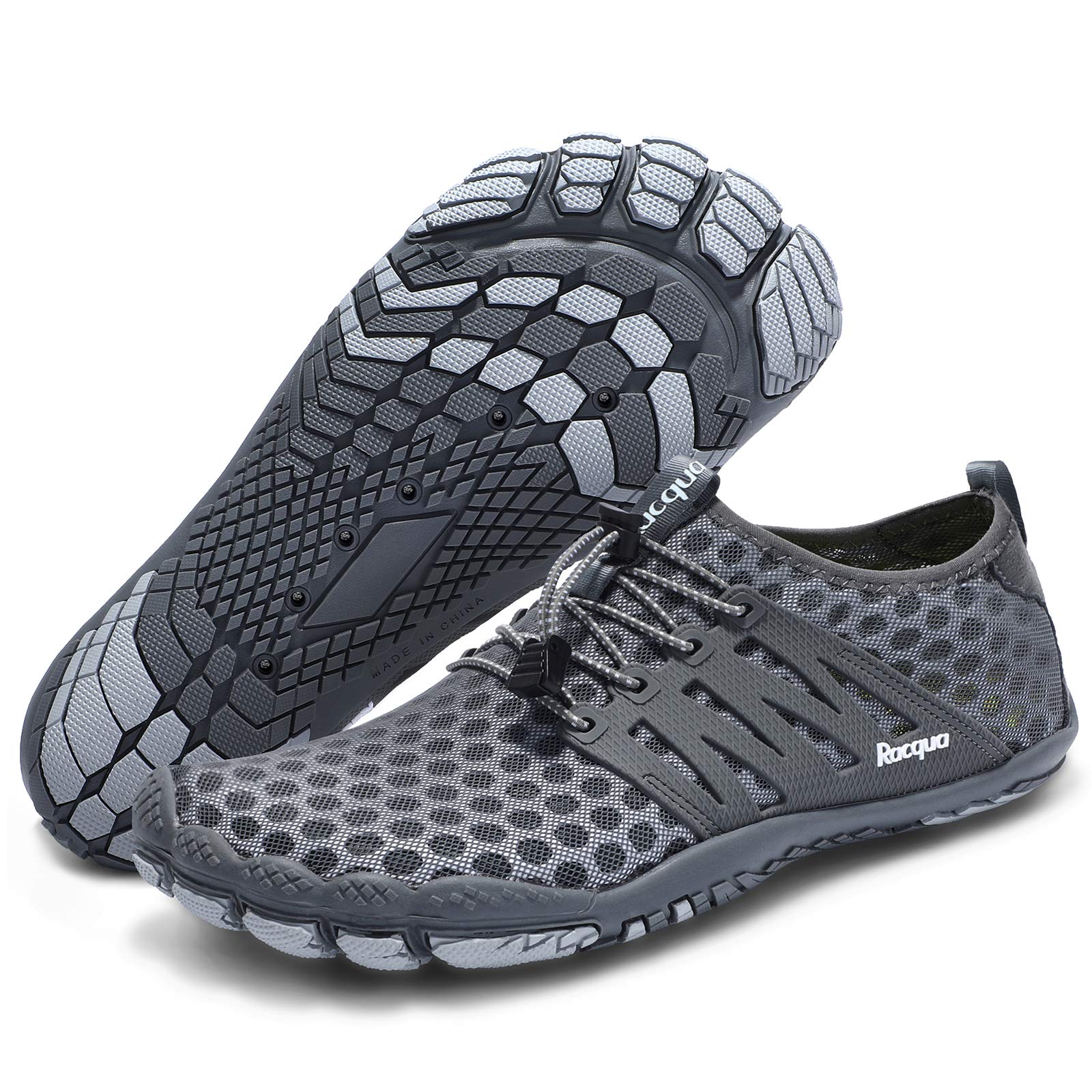 **Racqua Composite Mesh Water Shoes for Men & Women - Lightweight Quick-Dry Aqua Shoes for Beach, Swimming, Surfing & Outdoor Activities**