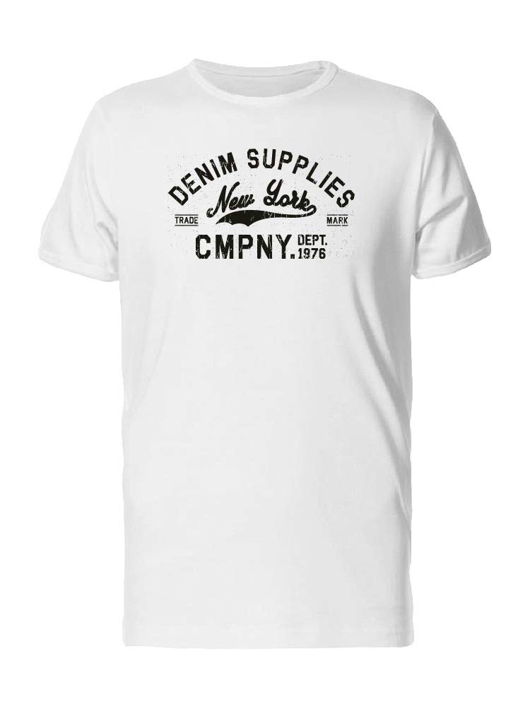 Smartprints Denim Supplies NYC 76 Company T-Shirt for Men - Casual Streetwear & Graphic Tee for Everyday Wear