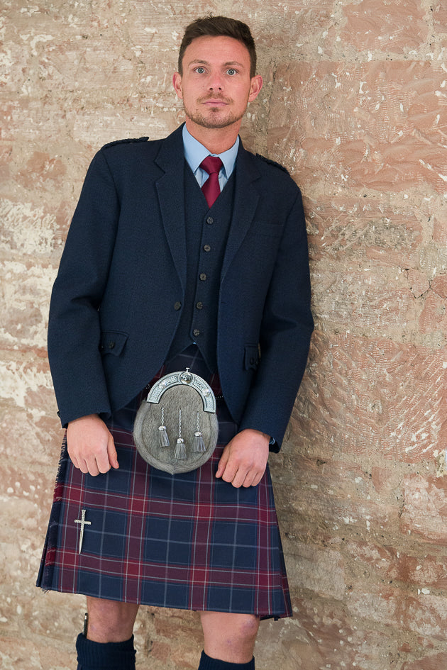 Modern Queen of the South Tartan Kilt for Men & Boys - Traditional Scottish Kilt & Trews for Rent - Perfect for Weddings, Highland Games & Cultural Events