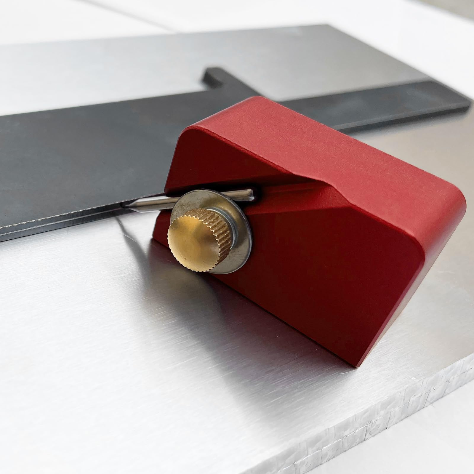 2 X 72 Knife Grinder Scribe & Block Scribe - Professional Knife Maker's Center Line Marking Tool for Precision Blade Grinding | Perfect for Knife Making, Metalworking & DIY Projects