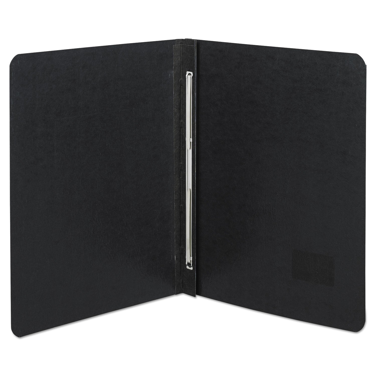 ACCO Presstex Report Cover with Tyvek Reinforced Hinge - Side Bound 3-Prong Fastener for 8.5 x 11 Documents (Black) | Durable Office Binder for Reports, Presentations & School Projects