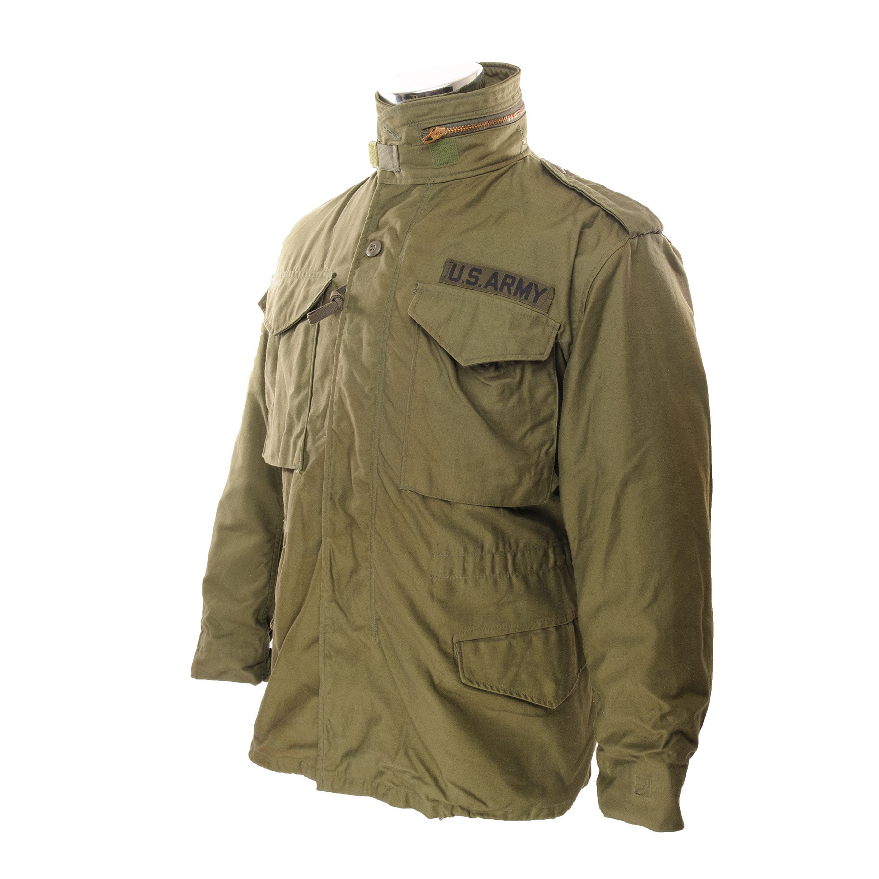 Vintage US Army M-1965 M65 Field Jacket - Small Short Size - Military Green Outerwear for Men - Perfect for Outdoor Adventures, Hiking & Casual Wear