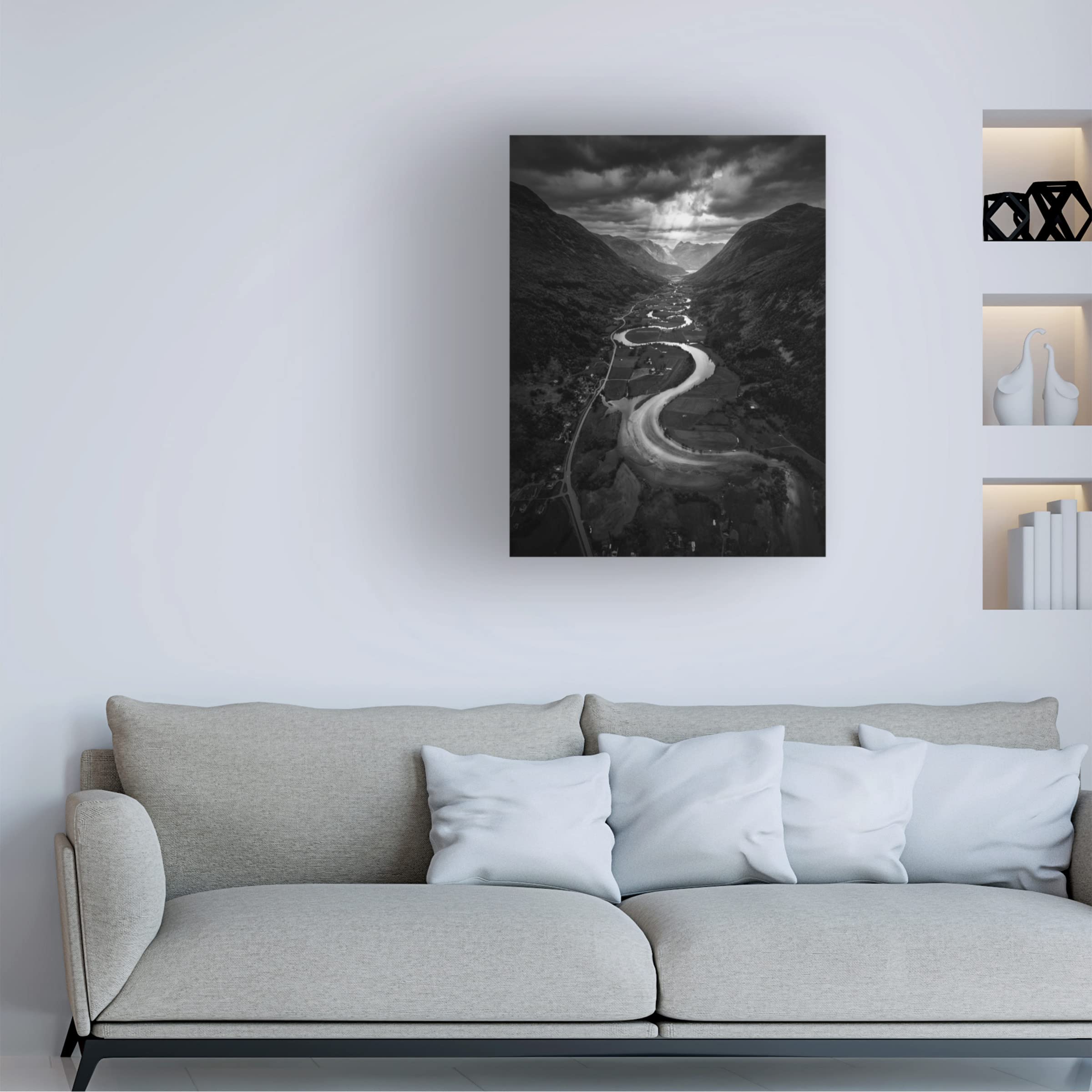 Juan Pablo de Serquimal 2 Canvas Wall Art Print - Modern Abstract Painting for Living Room, Bedroom & Office Decor | Trademark Fine Art Collection