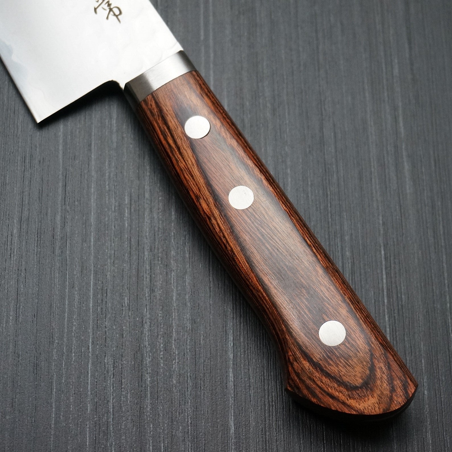 Premium Kanetsune Seki TSUCHIME Hammered Finish VG-1 Santoku Knife 165mm - Japanese Kitchen Knife for Slicing, Dicing & Mincing - Perfect for Home Chefs & Professional Cooking