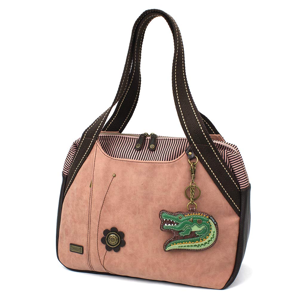 Chala Bowling Tote Bag for Women - Dusty Rose Pink Large Capacity Handbag | Perfect for Bowling, Work, Gym & Travel Accessories