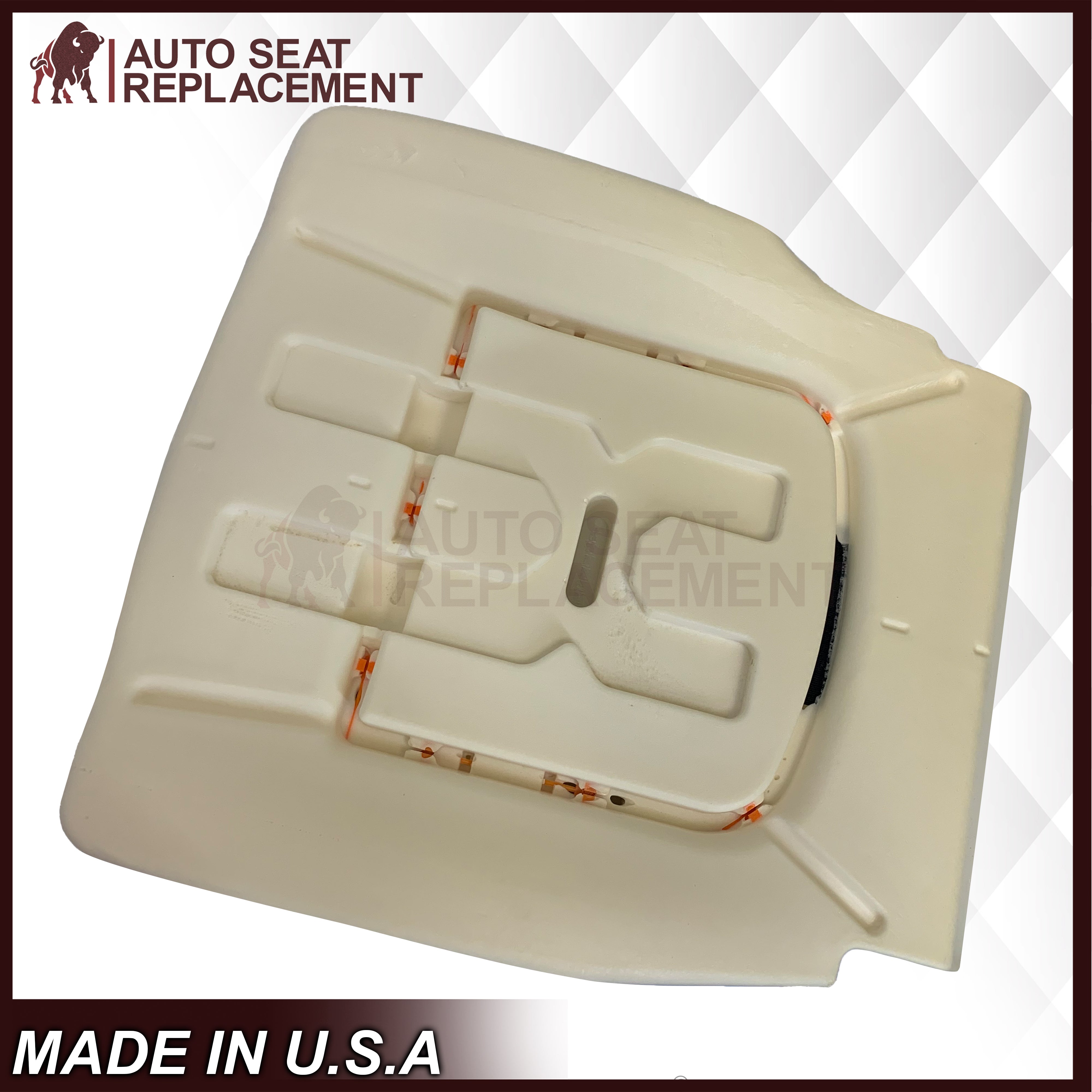 2011-2016 Ford F250 F350 F450 F550 XL XLT Lariat Driver Side Bottom Cushion Foam Replacement - Heated & Perforated Seats - Perfect for Truck Seat Repair & Restoration