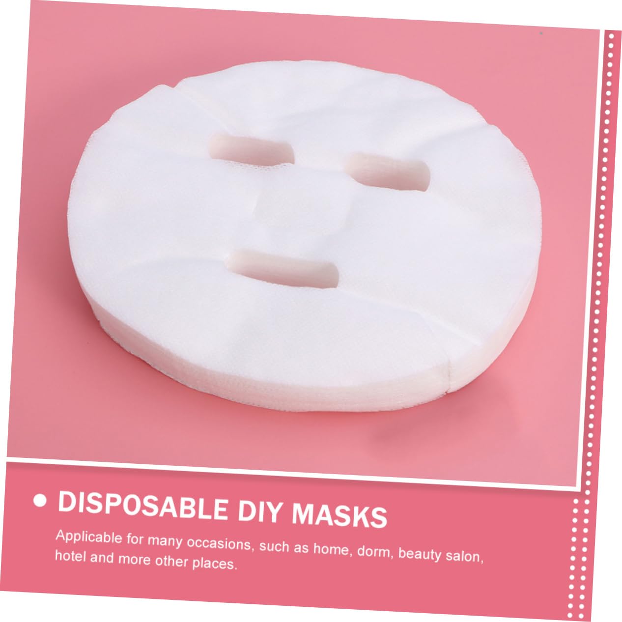 Disposable Gauze Face Mask Sheets - Large Pack for Skin Care & Hydration | Perfect for Daily Skincare Routine, Spa Days & Travel Essentials