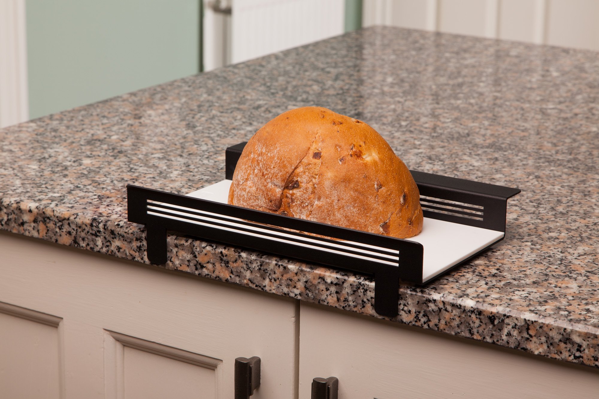 Simpleslice – Patented Bread Slicing Guide | Adjustable Steel Loaf Cutter with Cutting Board | UK Made | Perfect for Homemade Bread, Sandwiches & Meal Prep