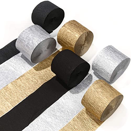 Black, Gold, Silver