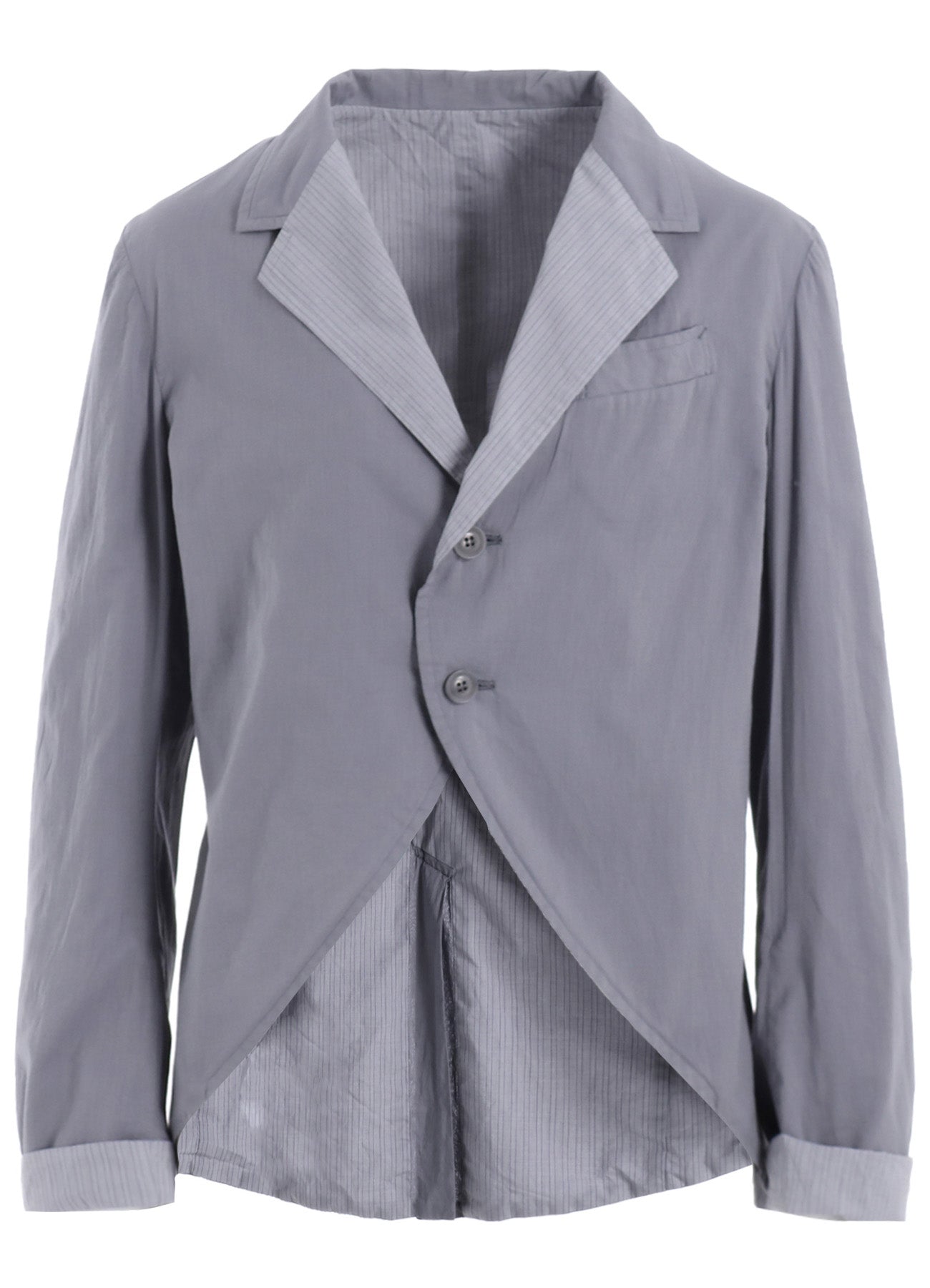 Stylish Cotton Lawn Garment Dye Swallowtail Jacket - Lightweight & Breathable for Spring/Summer Fashion - Perfect for Outdoor Events, Weddings & Casual Wear