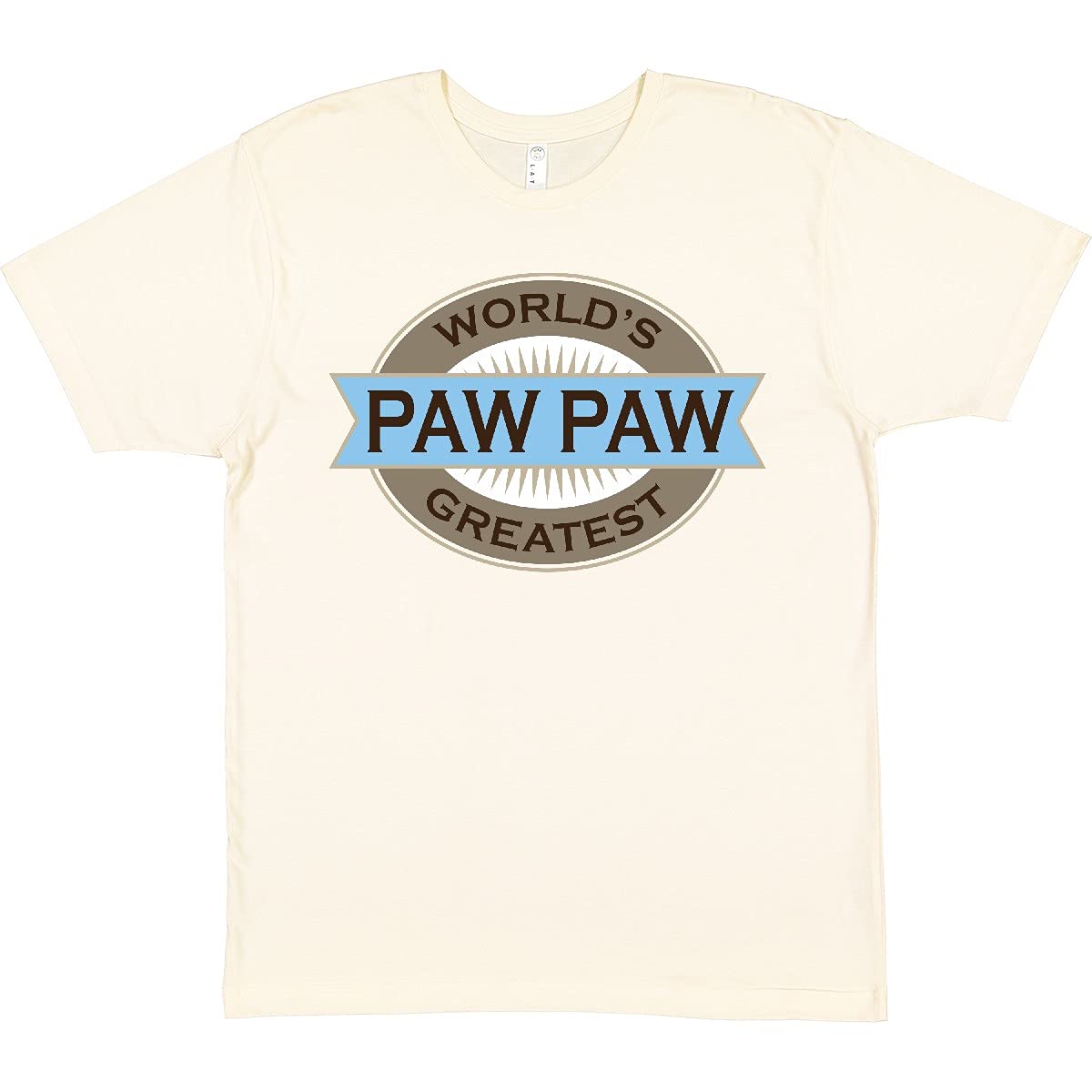 Inktastic Paw Paw (Worlds Greatest) Graphic T-Shirt - Funny Pet Lover Tee for Men & Women - Perfect Gift for Dog Owners & Animal Enthusiasts
