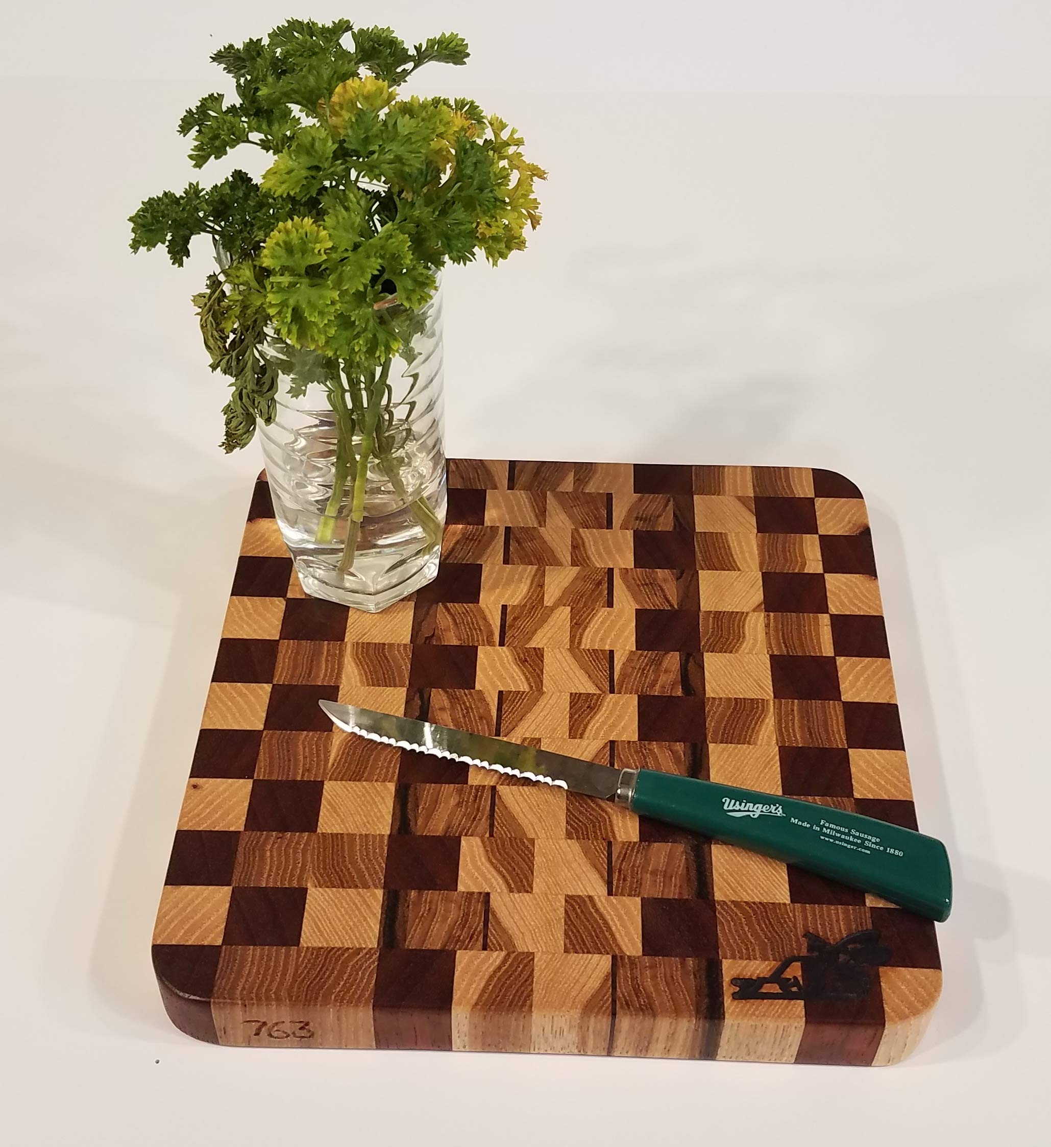 Premium End Grain Cutting Board - Durable Wooden Chopping Block for Kitchen, Butcher, and Meat Cutting - Perfect for Chefs, Home Cooks & BBQ Enthusiasts