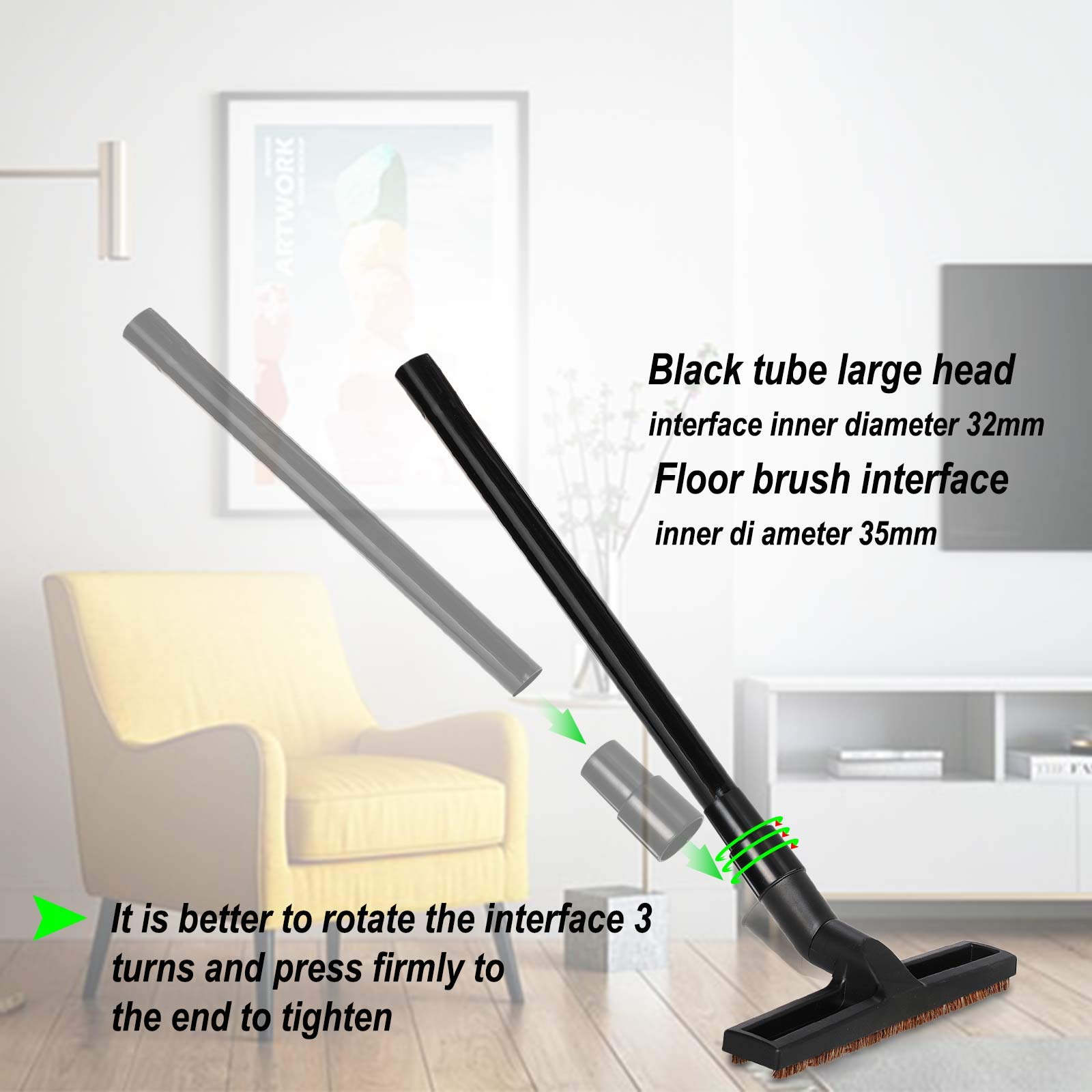 Eagles Vacuum Cleaner Extension Wands 1-3/8