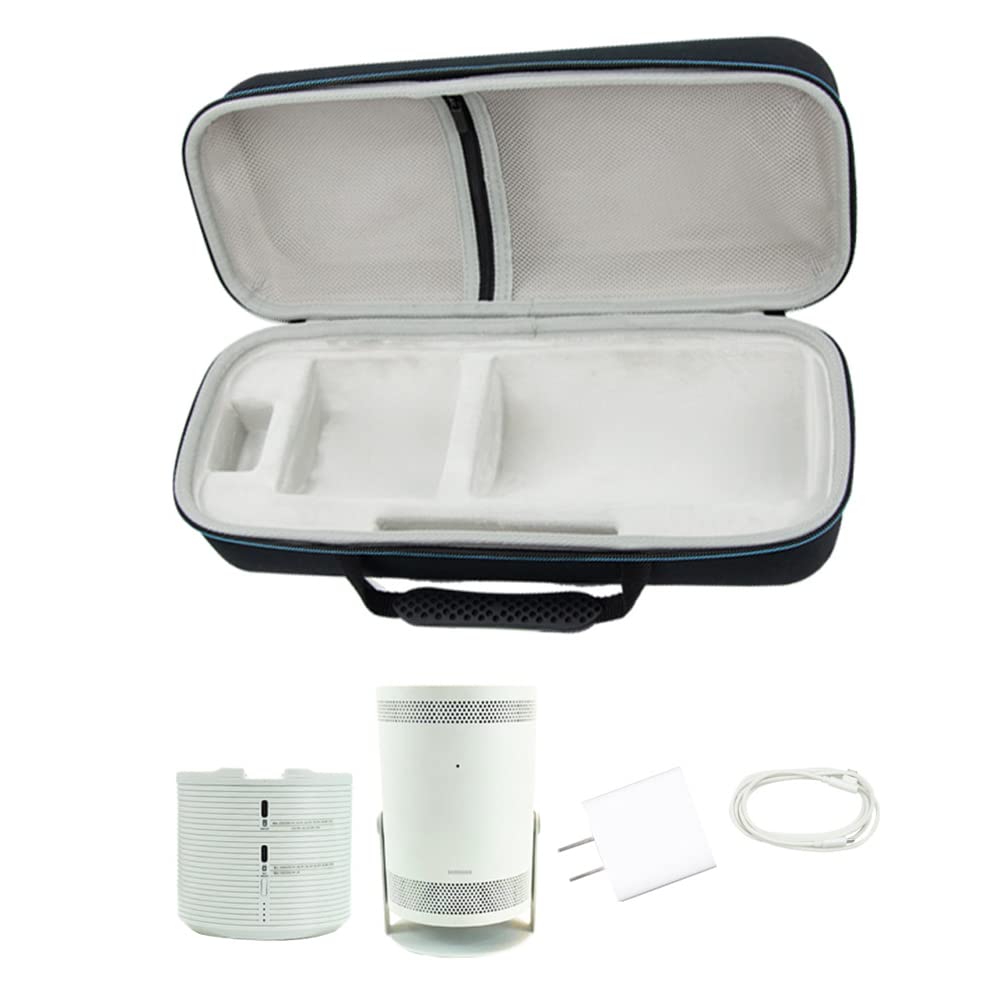 Portable Storage Case for Samsung The Freestyle Projector - Durable EVA Protective Bag with Battery Pack | Travel, Camping & Home Theater Accessories