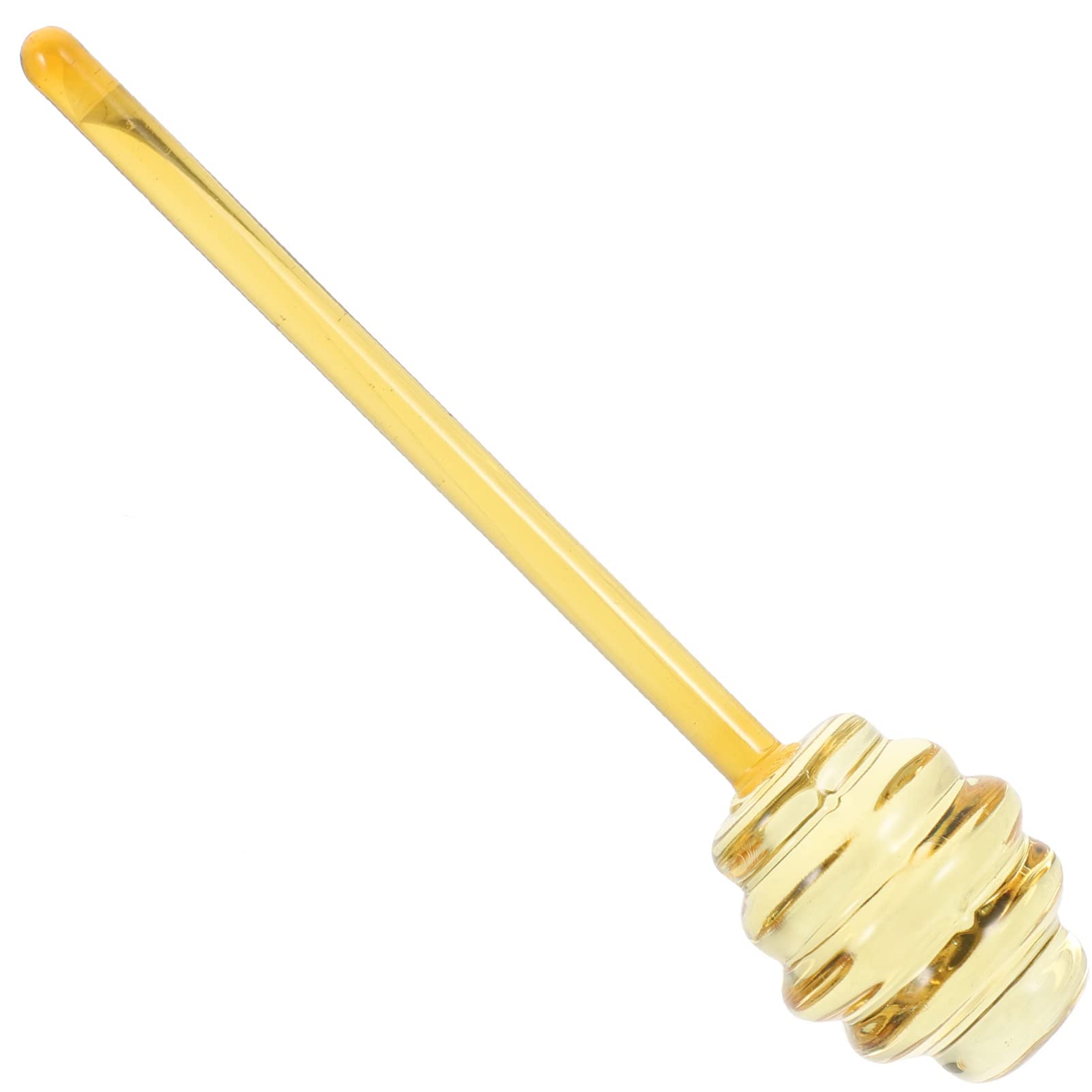 Premium 6 Inch Glass Honey Dipper Stick - Non-Drip Honey Spoon for Jams, Fruits & Tea - Perfect for Honey Jars, Breakfast & Dessert Serving - Elegant Honey Drizzling Tool for Home & Cafe Use