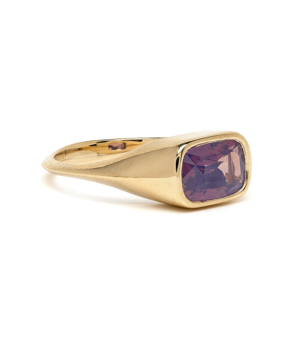 1.01Ct Natural Purple Sapphire Engagement Ring for Women - Unique Vintage Style Wedding Band - Perfect for Proposals, Anniversaries & Special Occasions