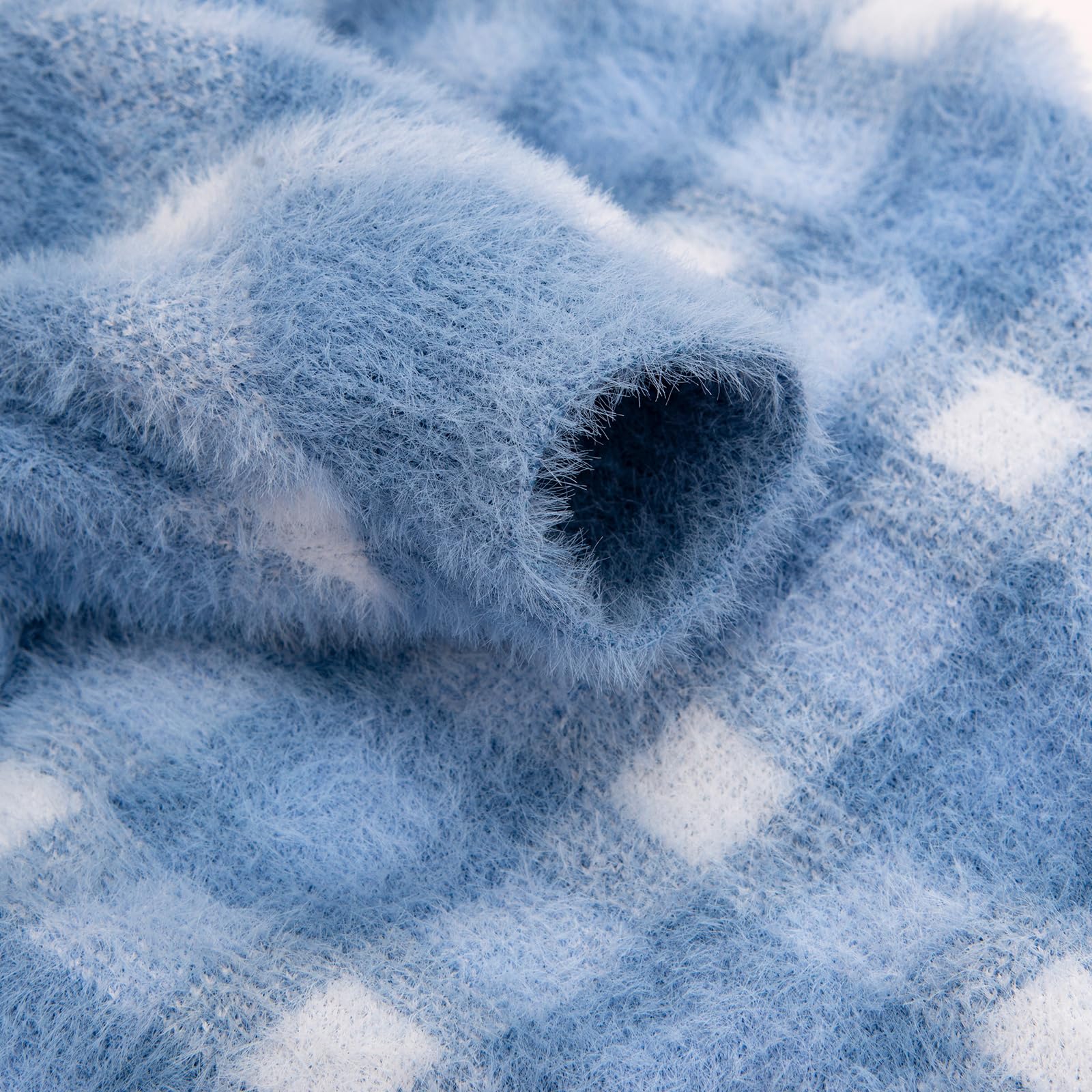 Warm Soft Dog Sweater for Small, Medium & Large Dogs - 2/3 Pack Cozy Pet Clothes for Puppies & Cats - Winter Christmas Dog Shirts for Boys & Girls (Blue, Medium) - Perfect for Cold Weather & Holiday Outfits