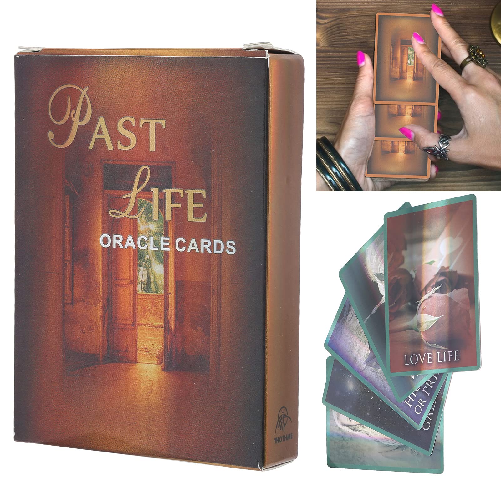 Tarot Cards Set - 44 English Cards for Beginners & Experts | Party & Home Use